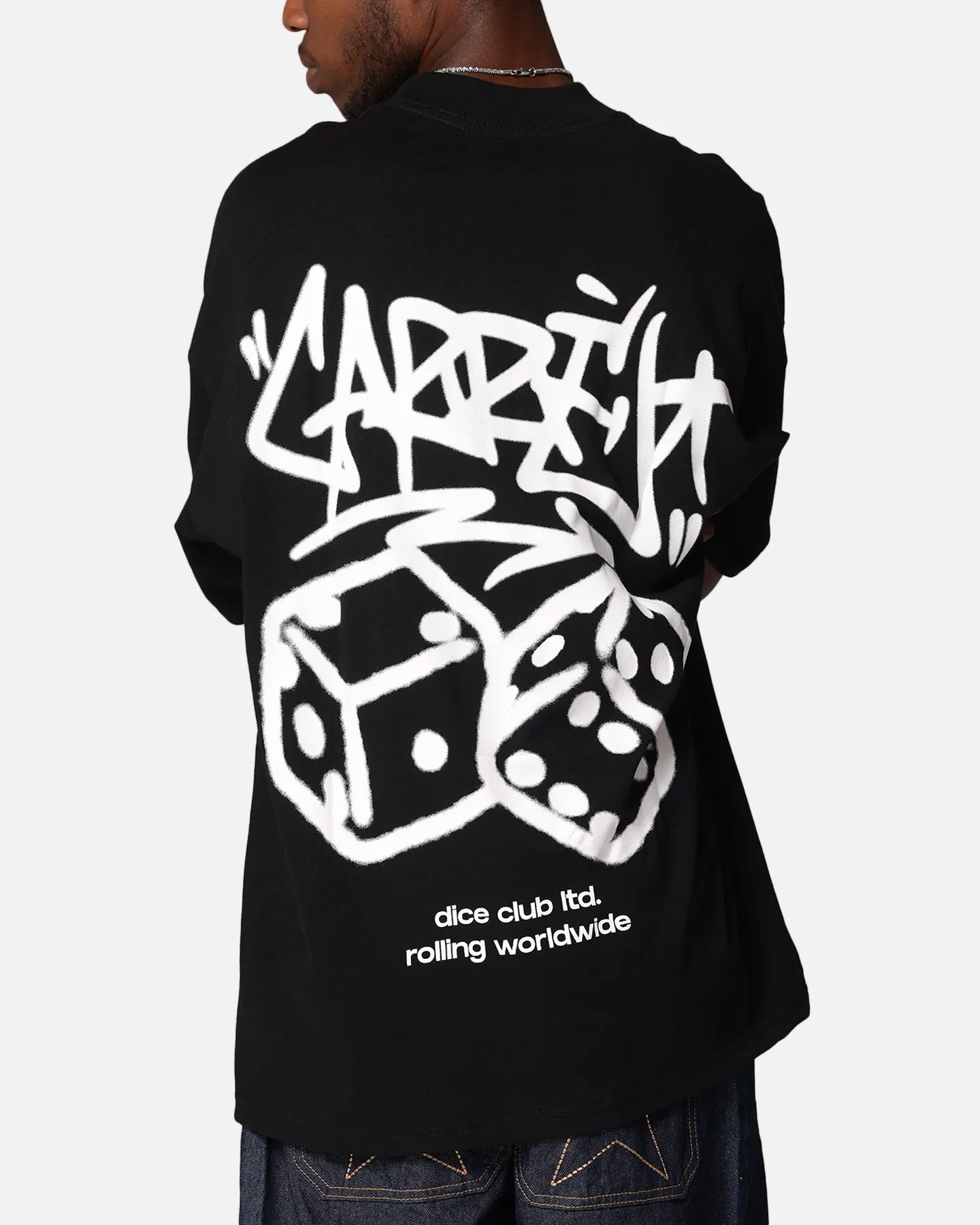 Carre Rolling Worldwide Mock Neck T-Shirt Black