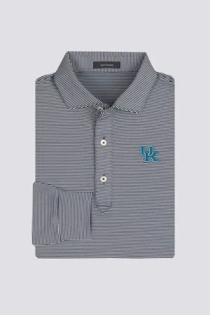 Carter Stripe Polo, Long Sleeve - University of Kentucky