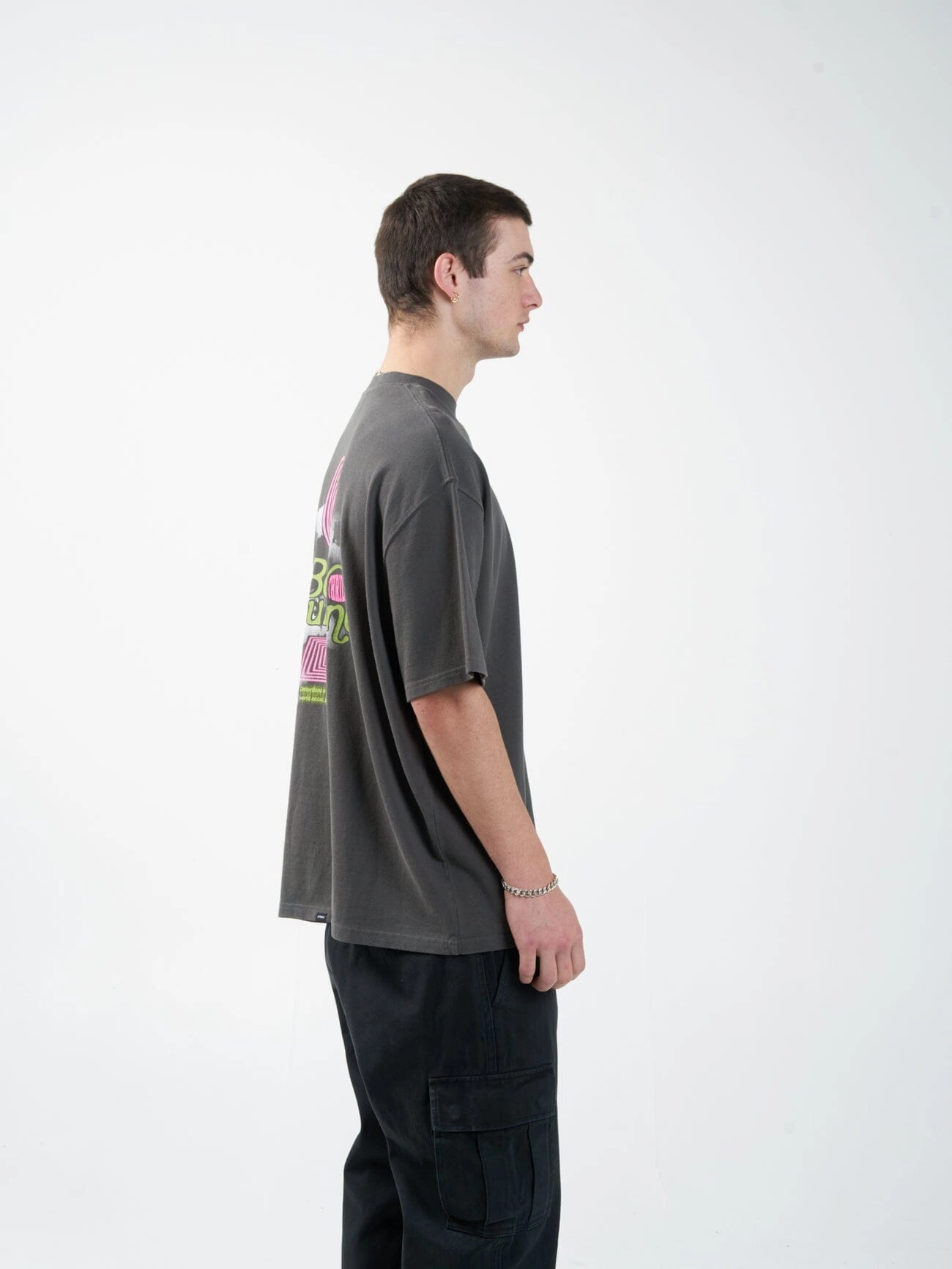Cerebrum Oversized Fit Tee - Merch Black