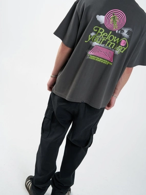 Cerebrum Oversized Fit Tee - Merch Black