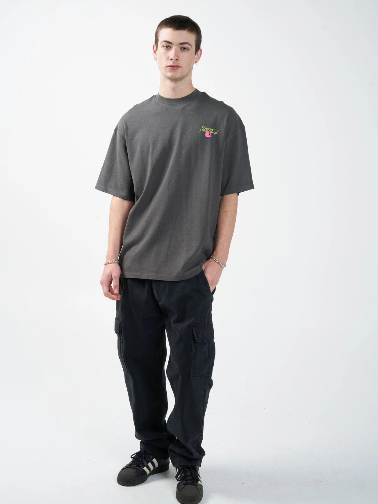 Cerebrum Oversized Fit Tee - Merch Black