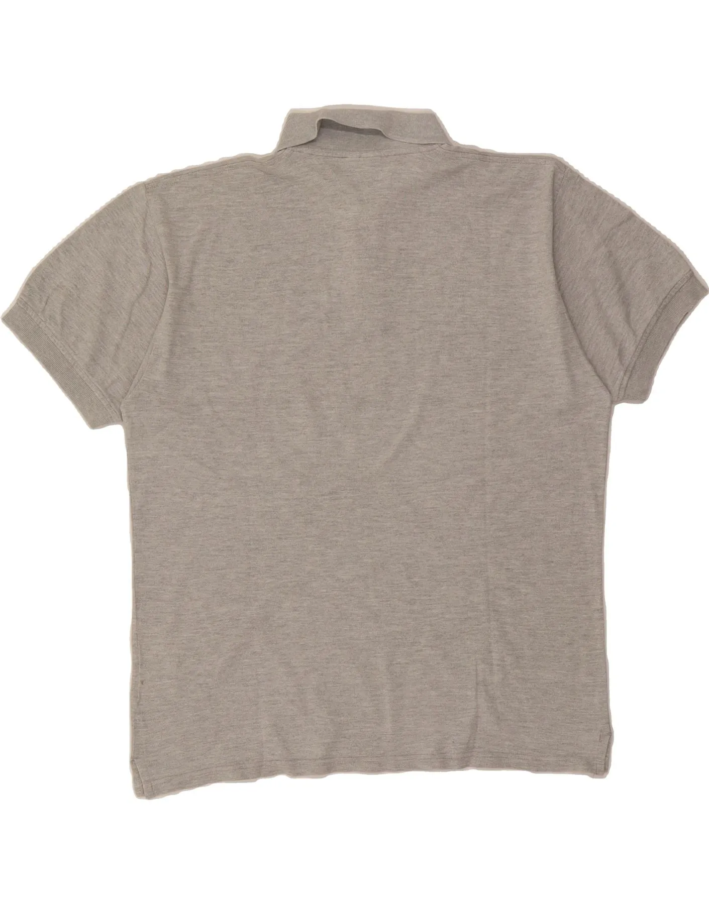 CHAMPION Mens Polo Shirt Large Grey Cotton