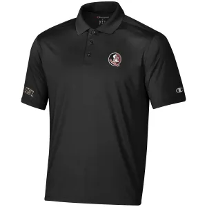 Champion Men's Seminole Logo Performance Polo - Black