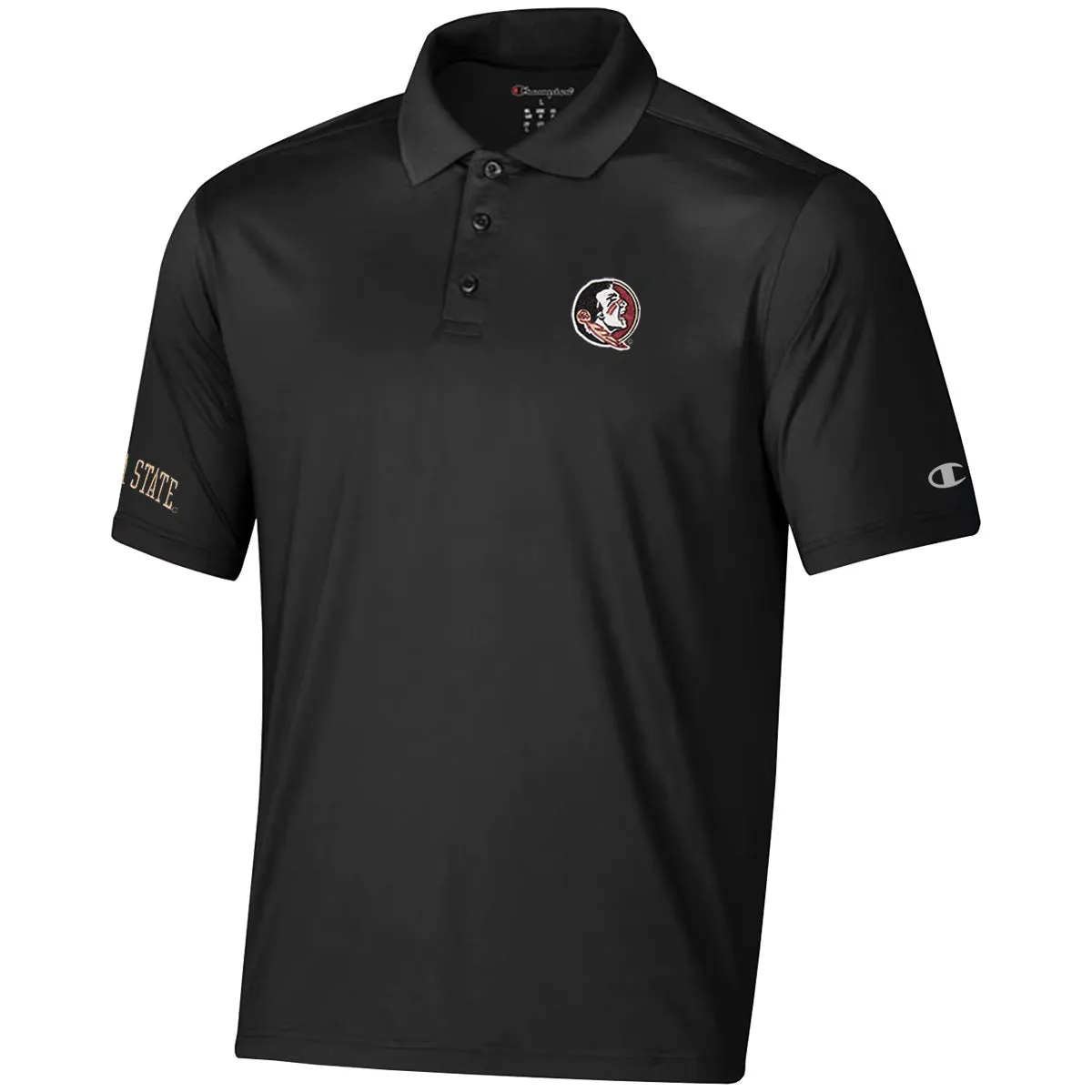 Champion Men's Seminole Logo Performance Polo - Black