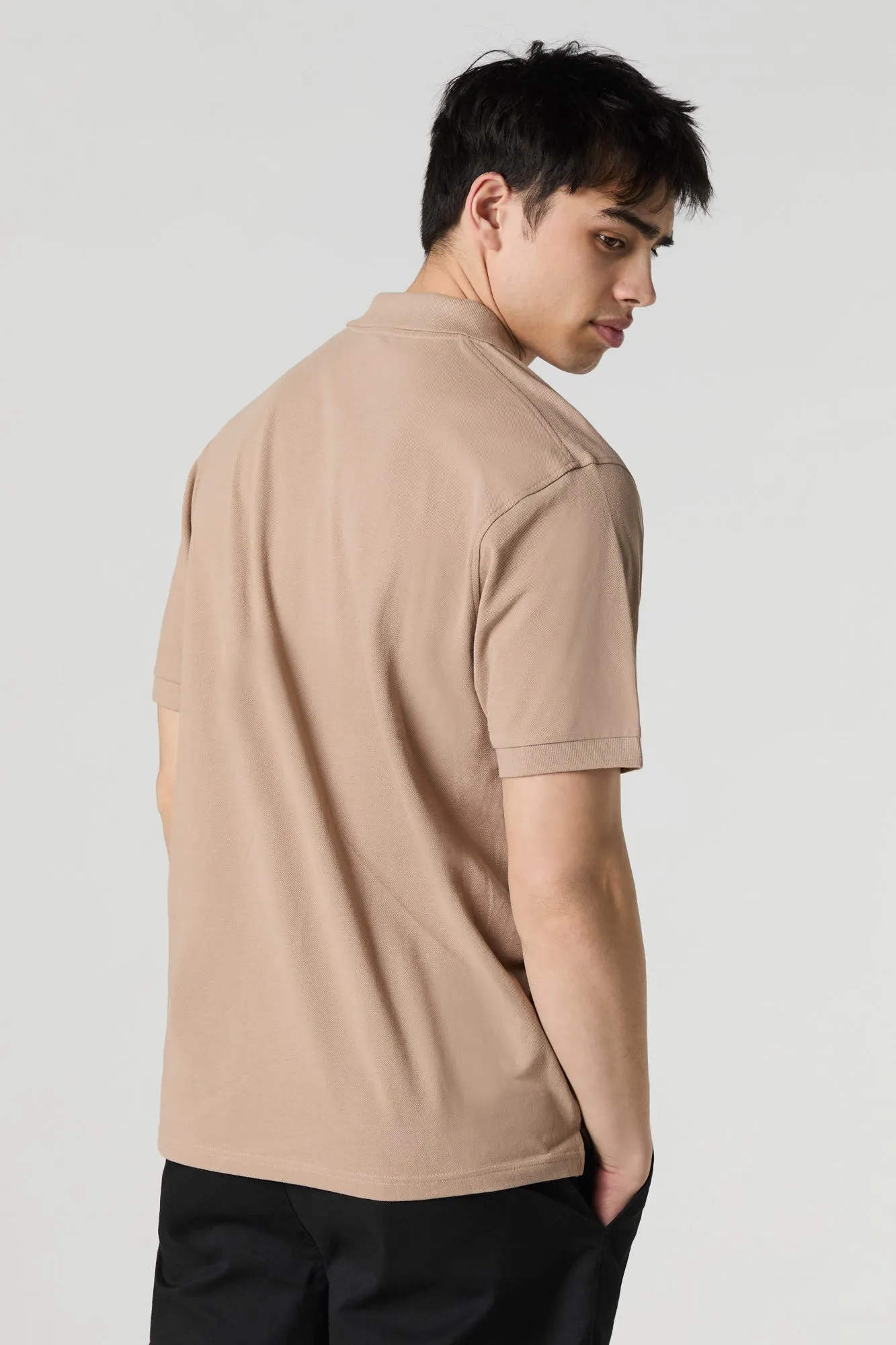 Colourblock Polo T-Shirt