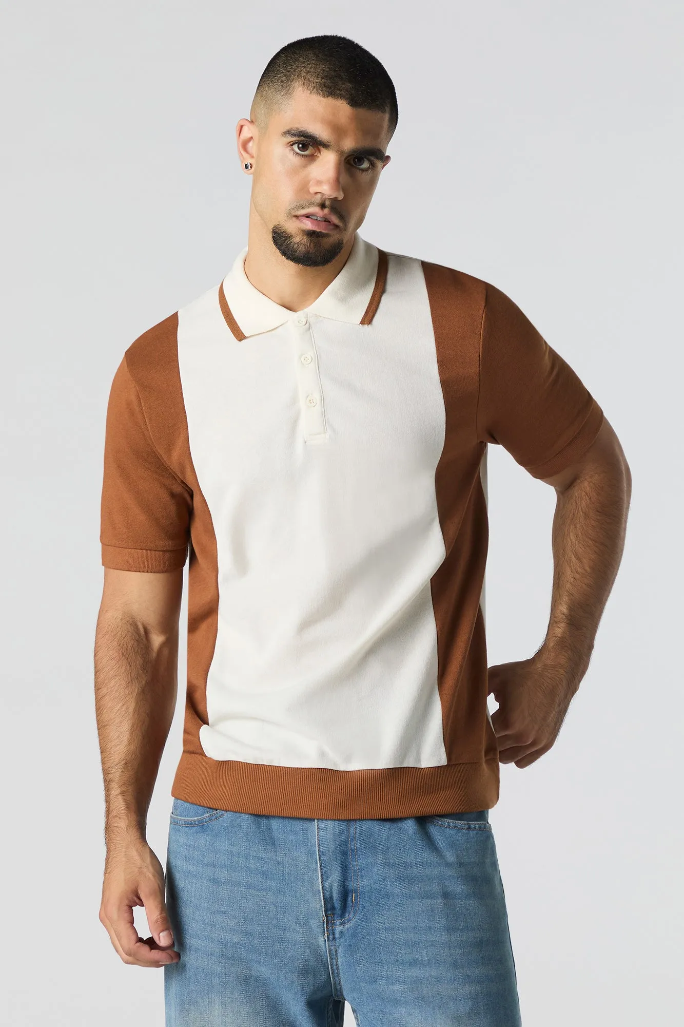 Colourblock Polo