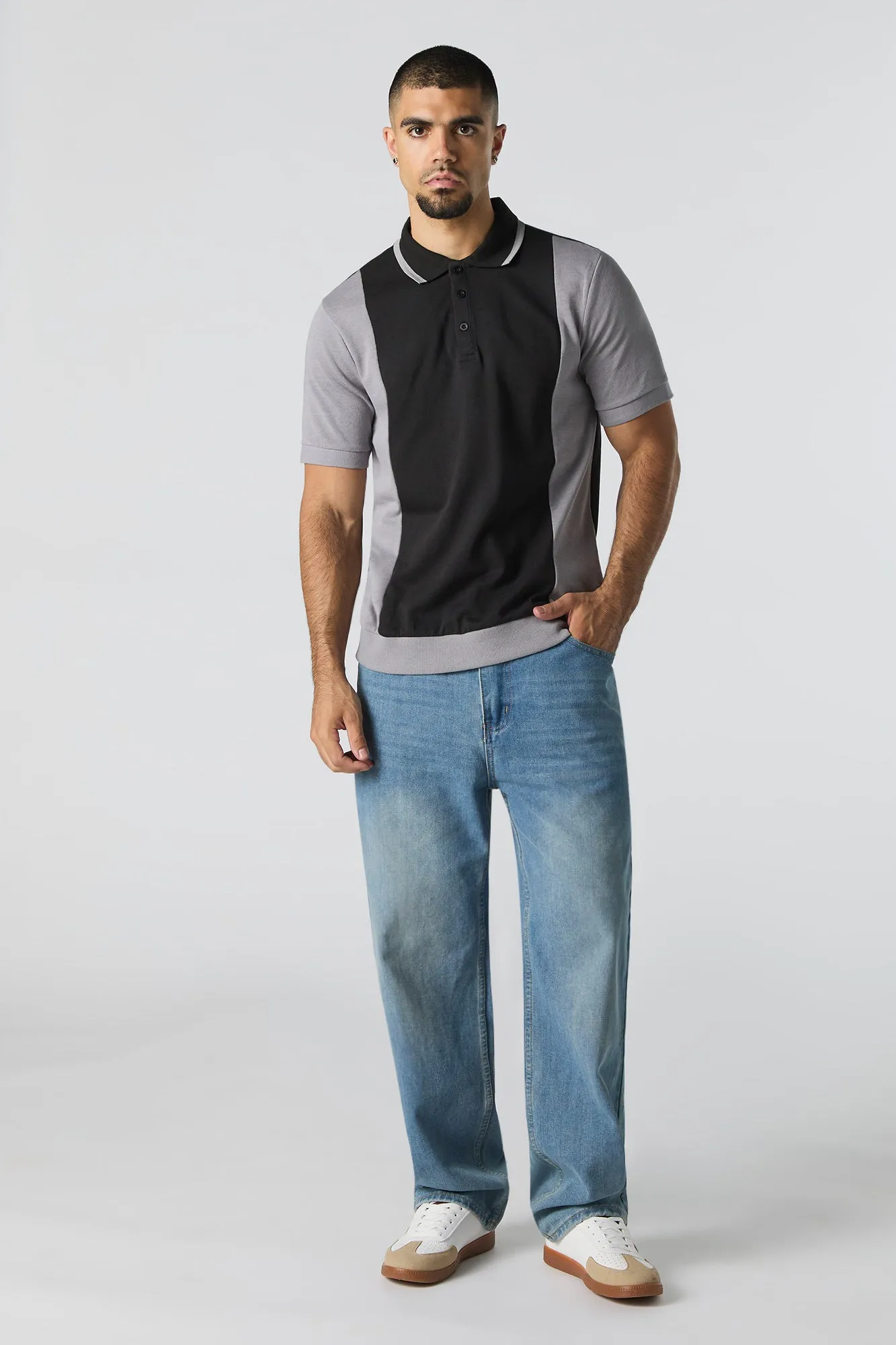 Colourblock Polo