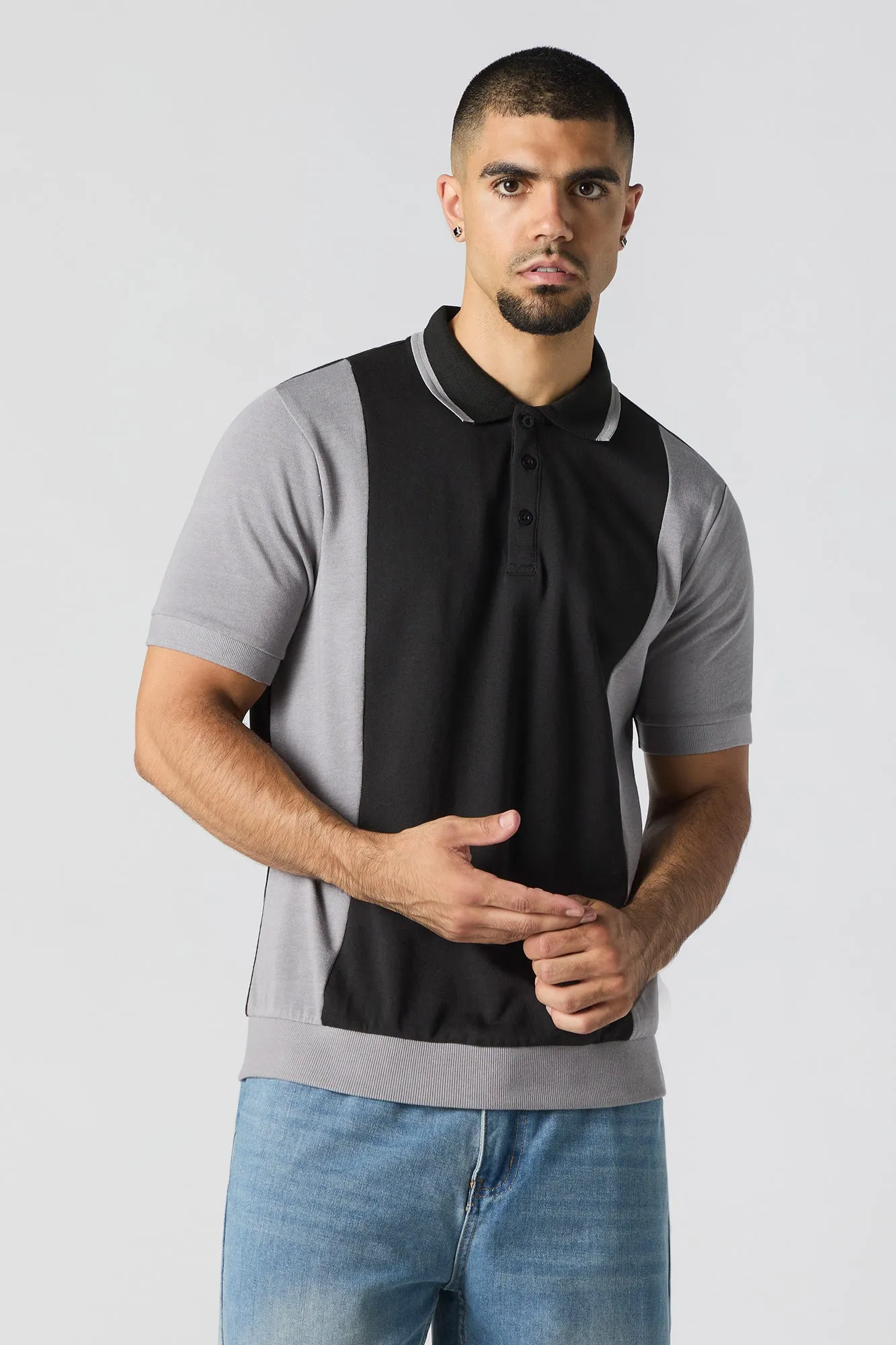 Colourblock Polo