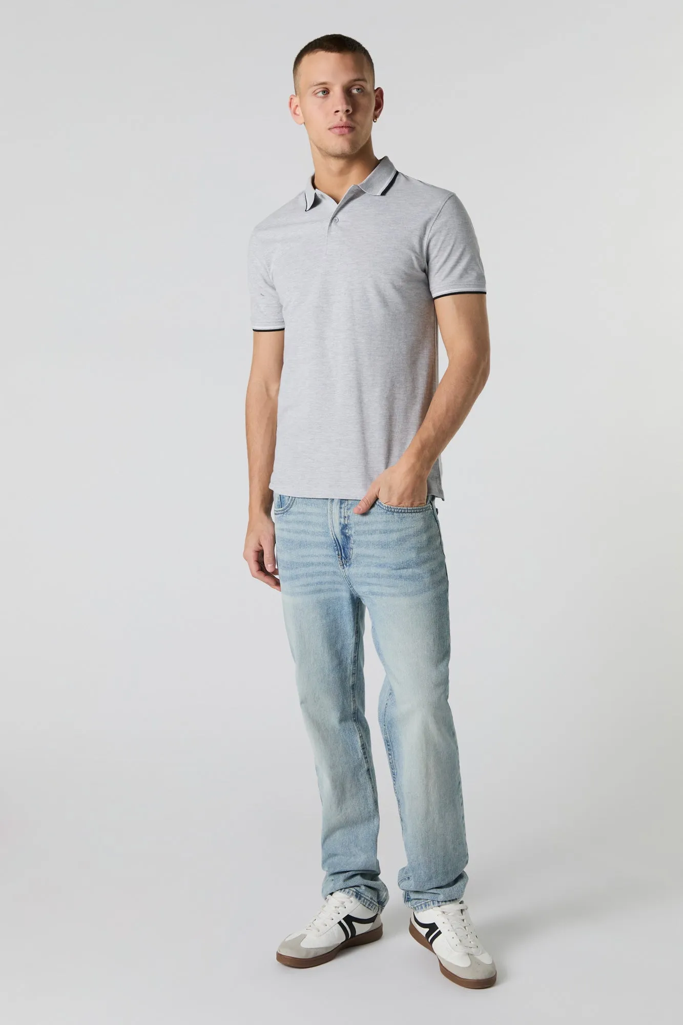 Contrast Trim Polo