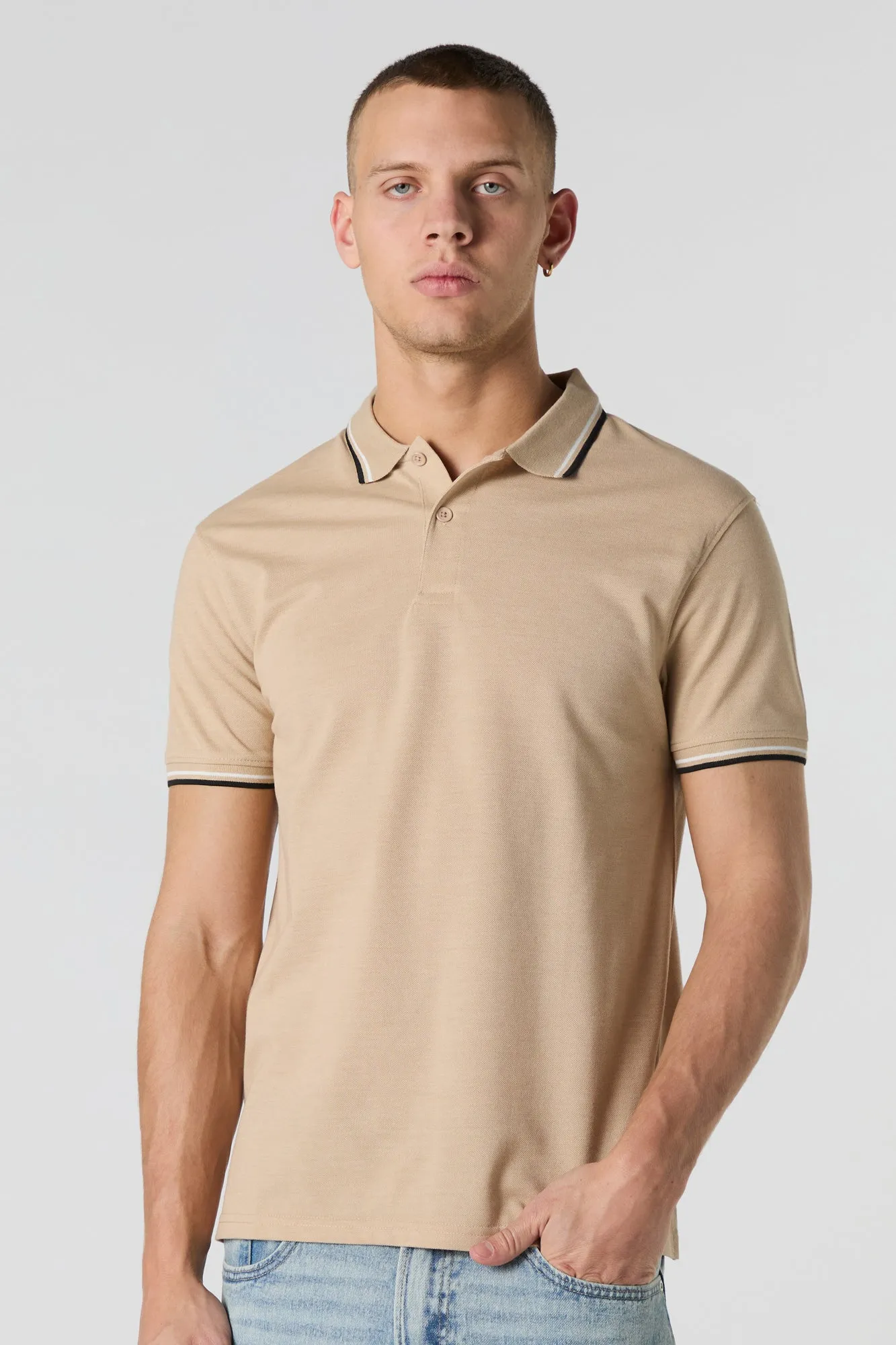 Contrast Trim Polo