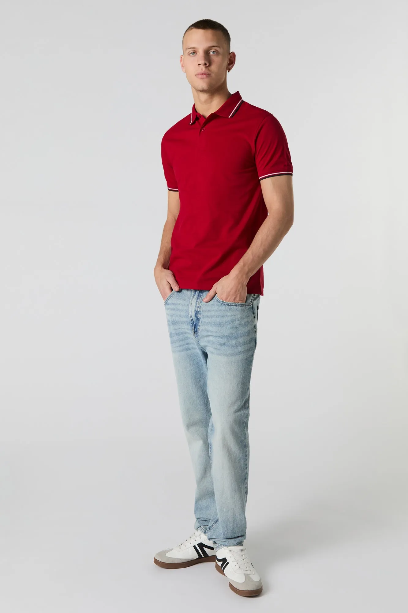 Contrast Trim Polo