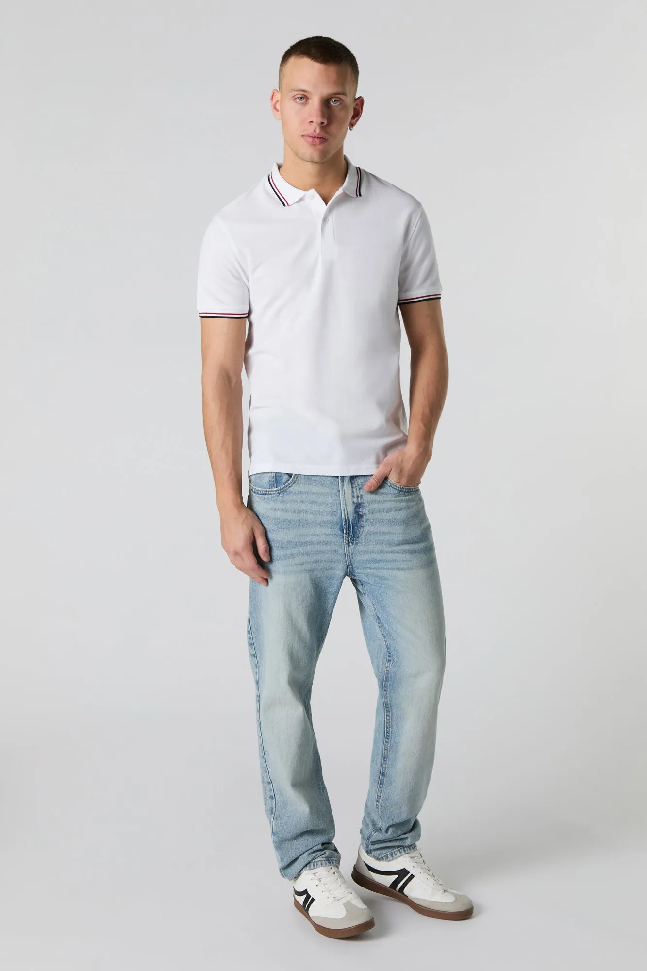Contrast Trim Polo