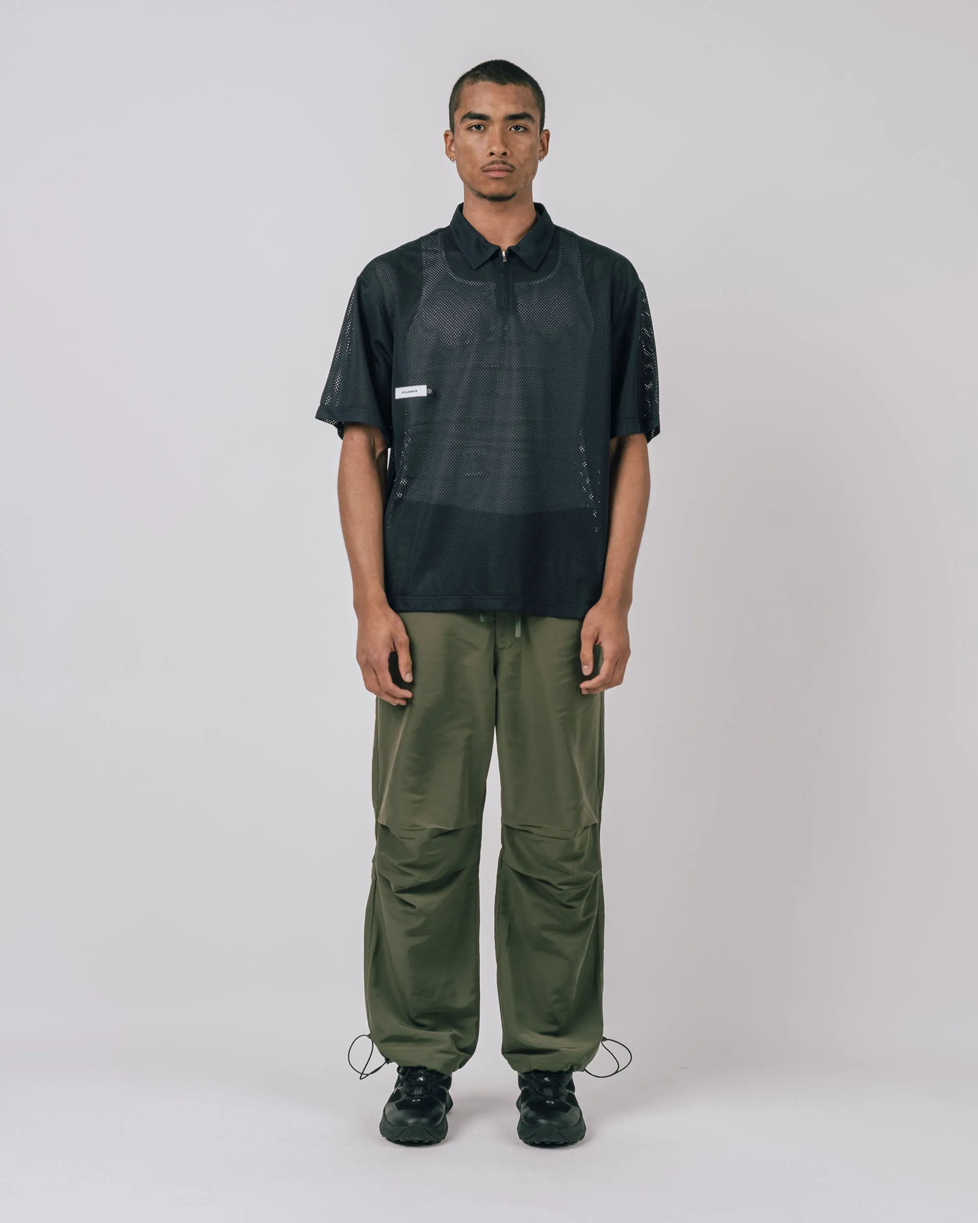 Course Marshal S/S Mesh Zip Polo