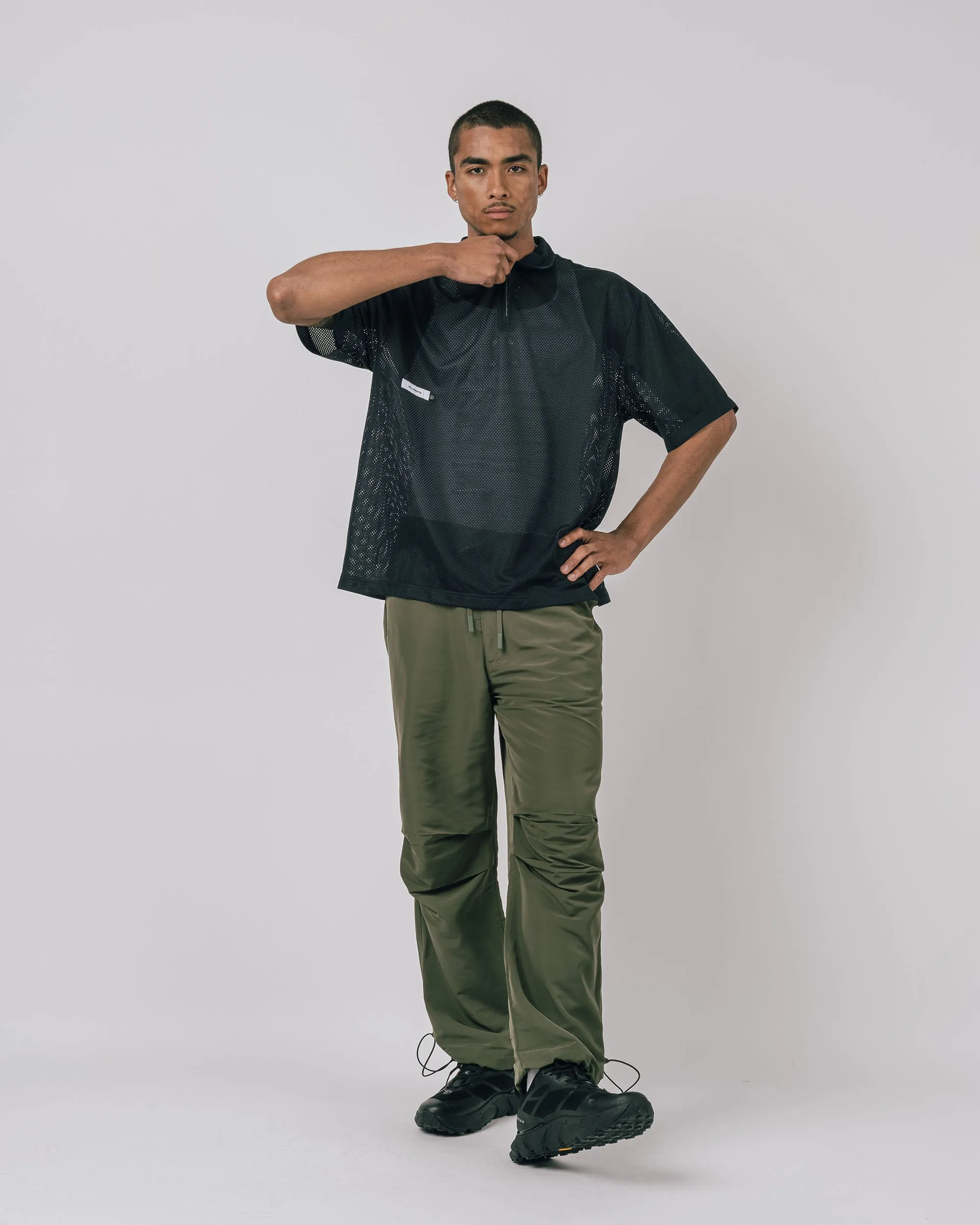Course Marshal S/S Mesh Zip Polo