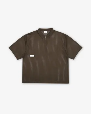 Course Marshal S/S Mesh Zip Polo