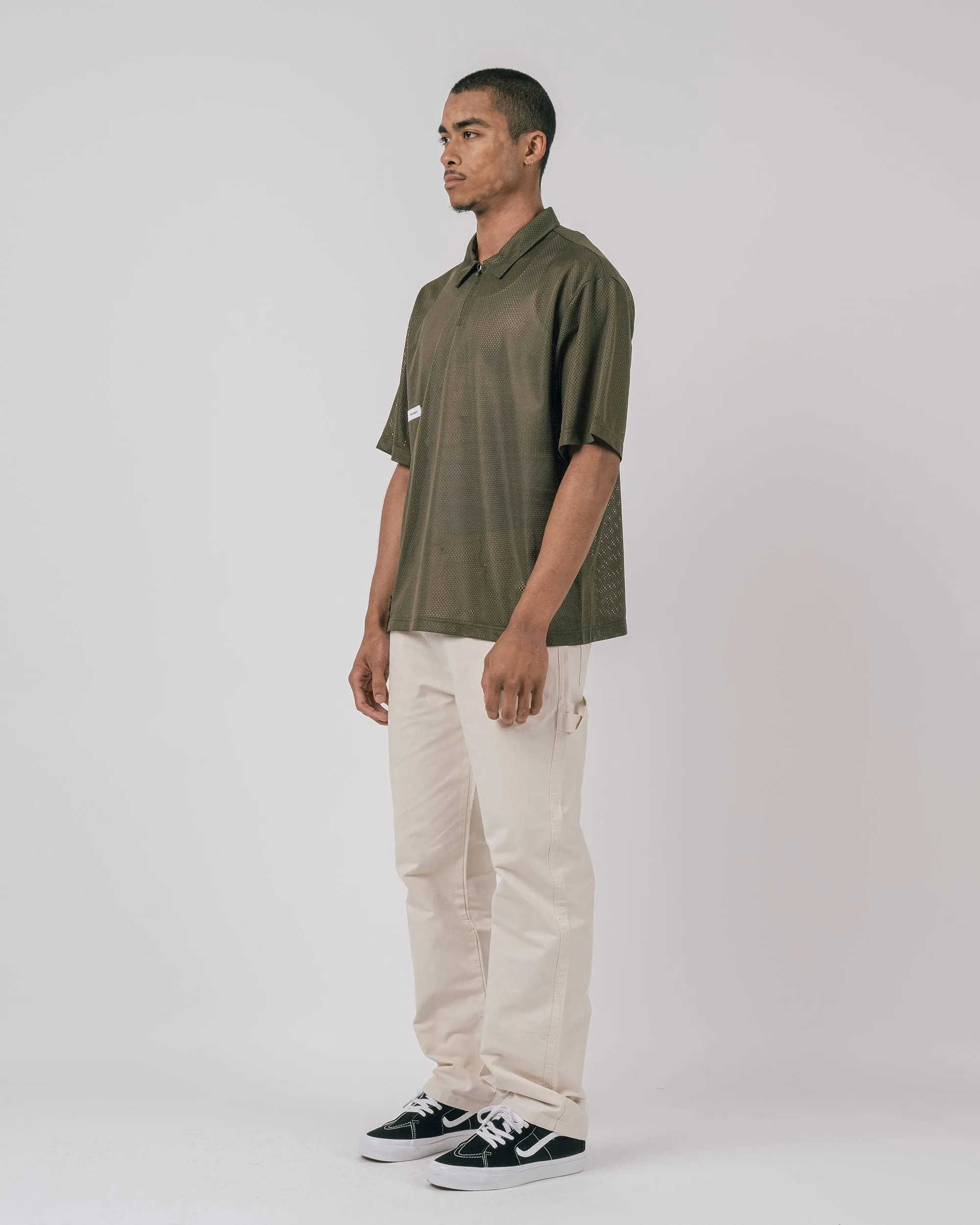 Course Marshal S/S Mesh Zip Polo