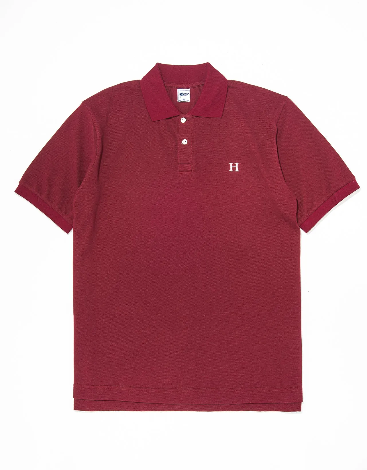 CRIMSON HARVARD "H" POLO SHIRT