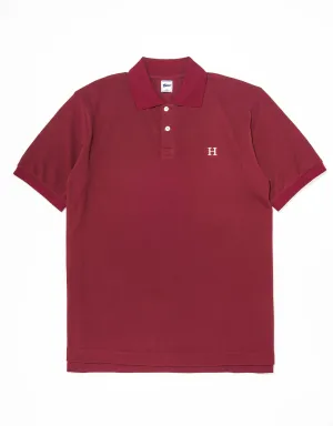 CRIMSON HARVARD "H" POLO SHIRT