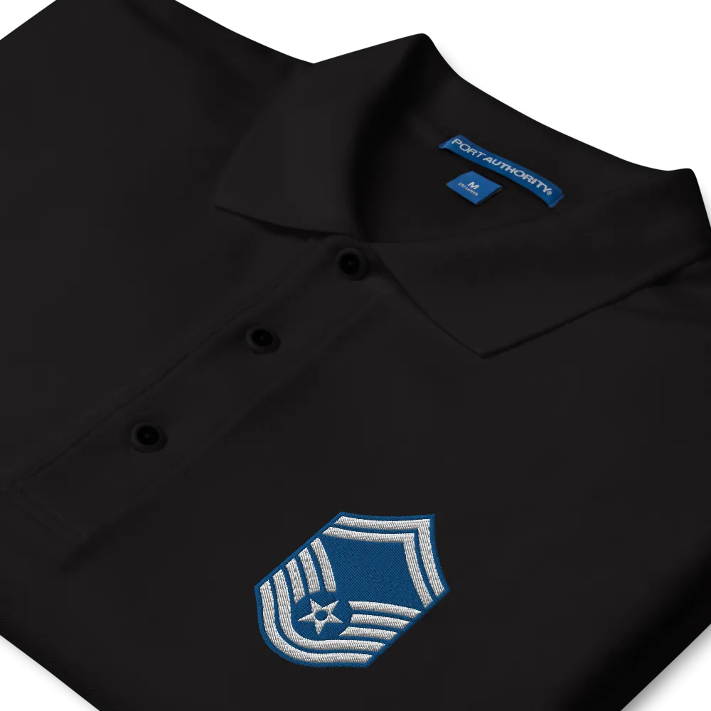 Custom US Air Force Ranks, Insignia Embroidered Port Authority Polo Shirt