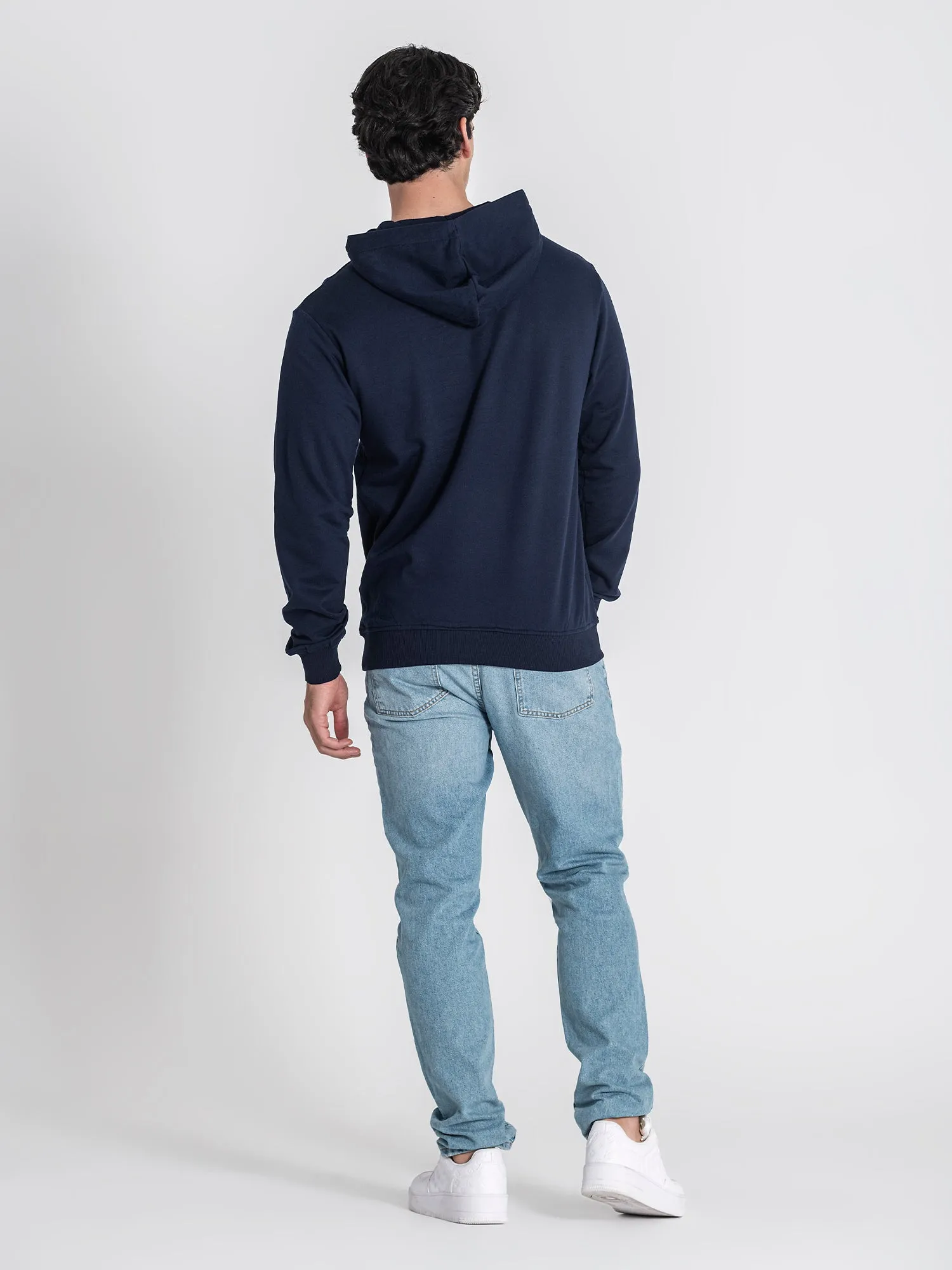 Dark Blue Front Line Hoodie