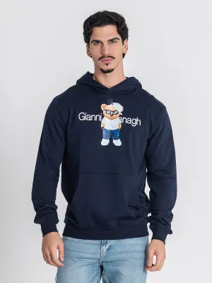 Dark Blue Front Line Hoodie