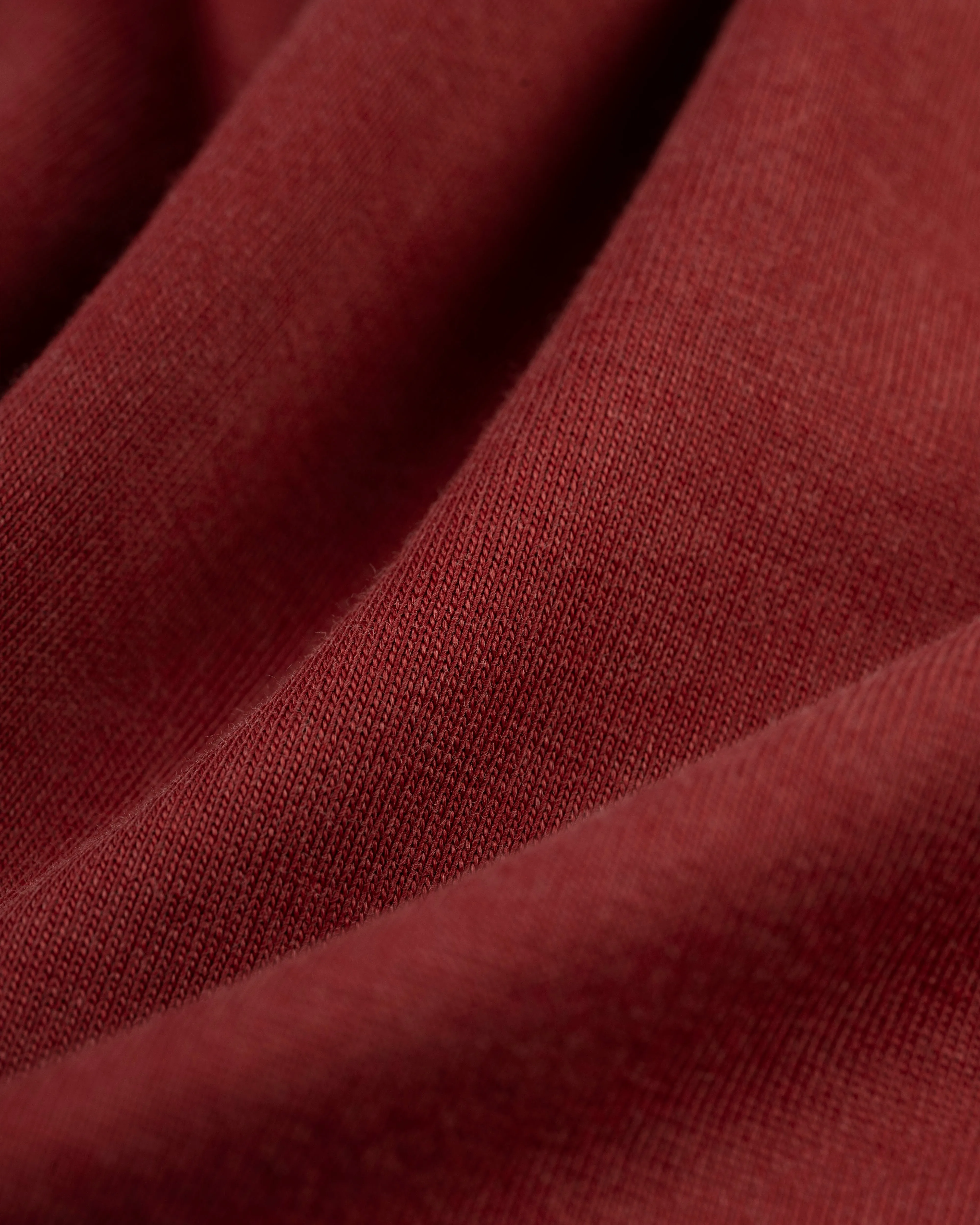 DARK RED SOLID RUGBY SHIRT