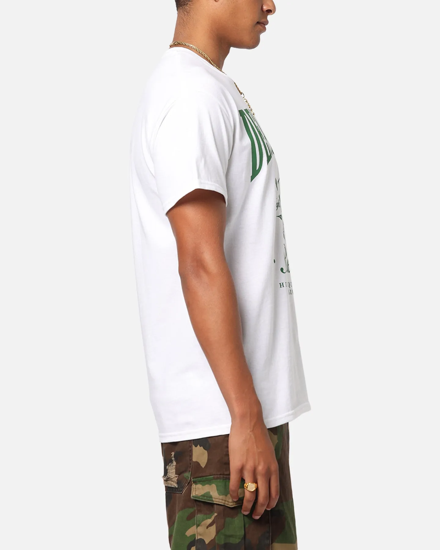 Deathrow Records High Life T-Shirt White