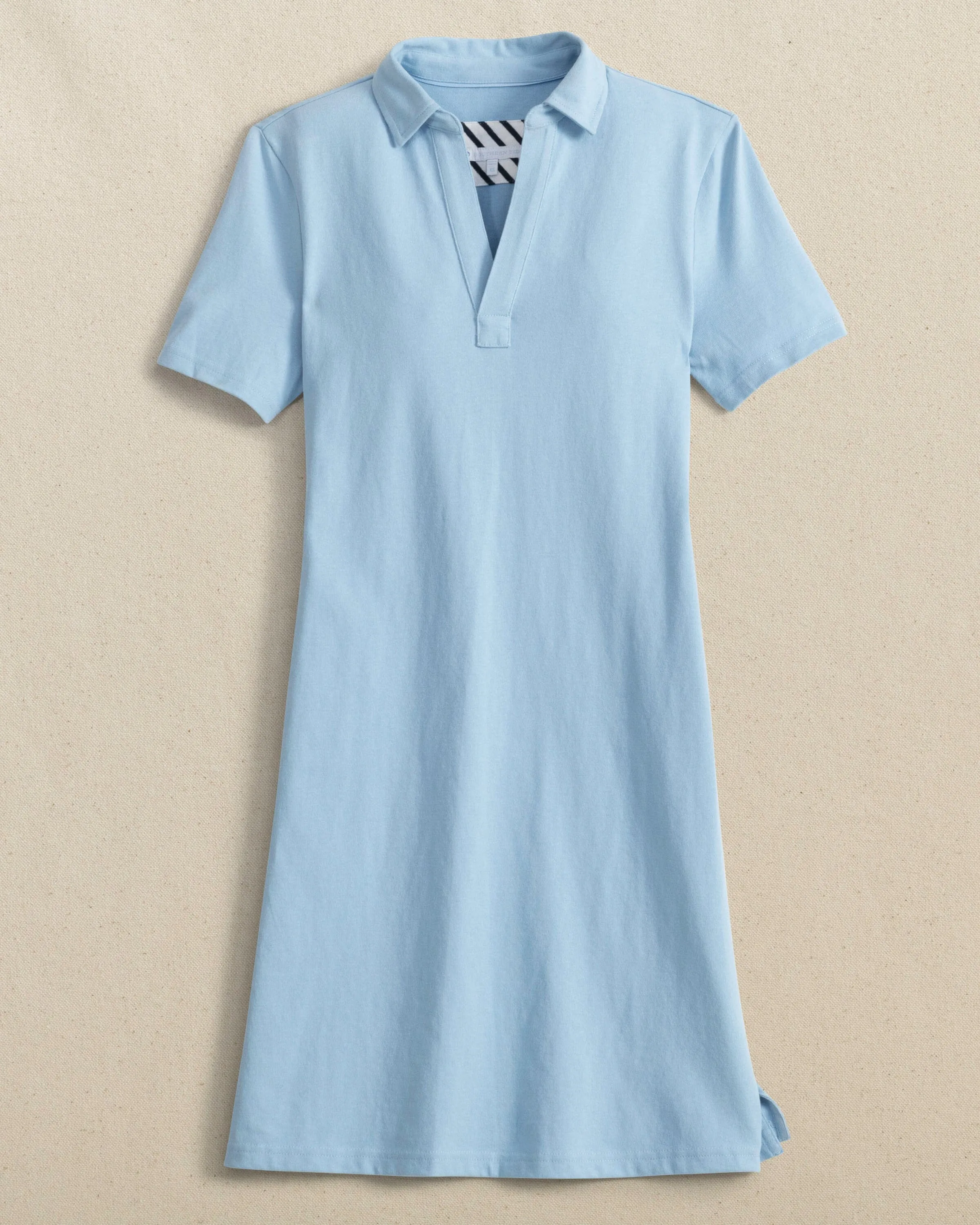 Demi Solid Short Sleeve Polo Dress