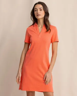 Demi Solid Short Sleeve Polo Dress