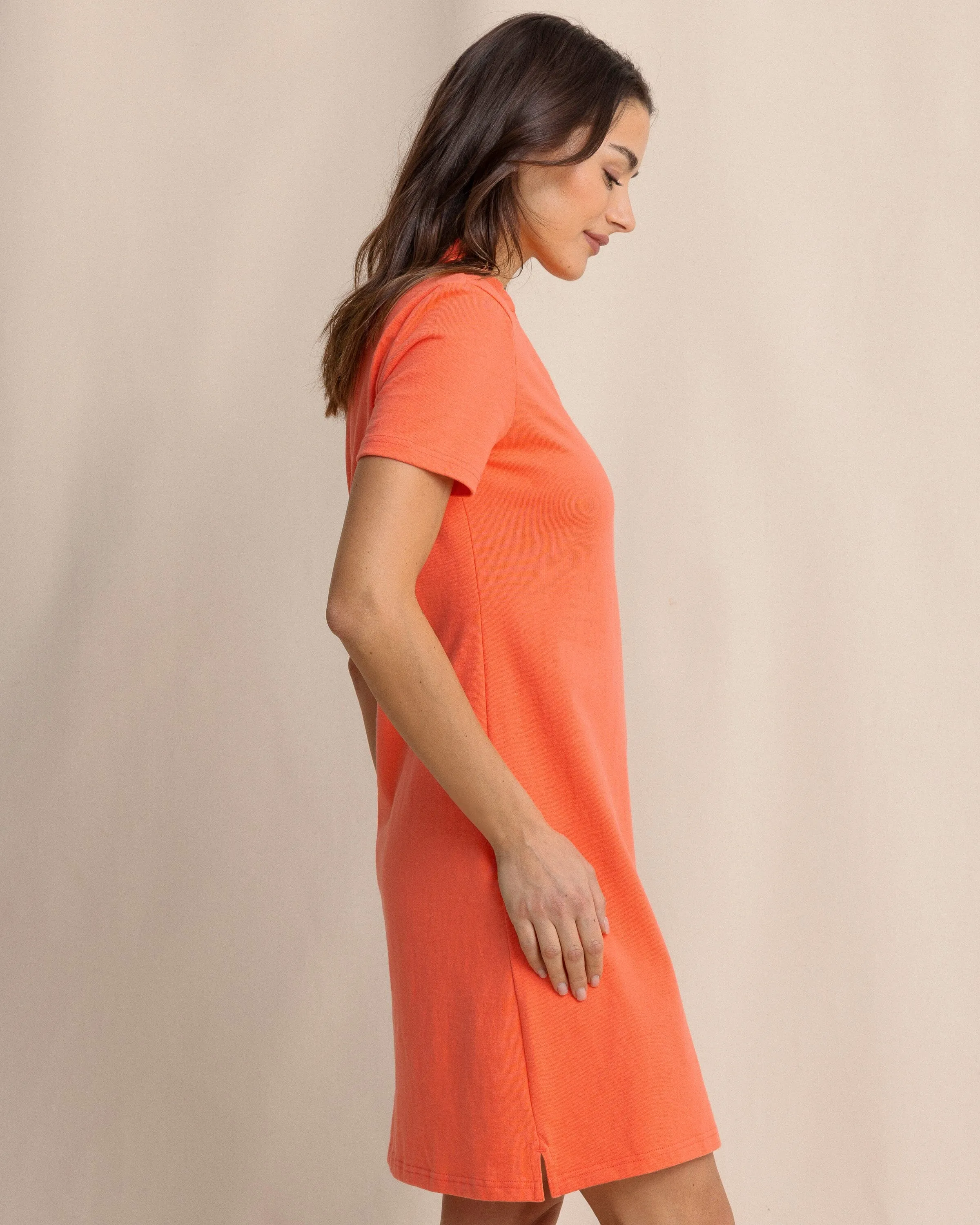 Demi Solid Short Sleeve Polo Dress