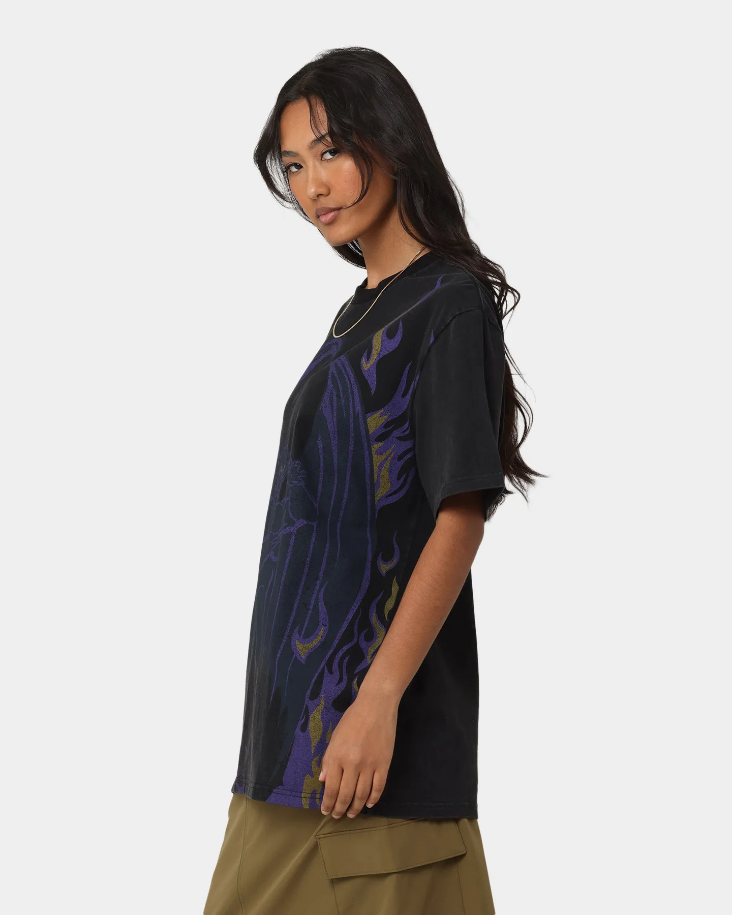 Disney Chernabog Vintage T-Shirt Washed Black