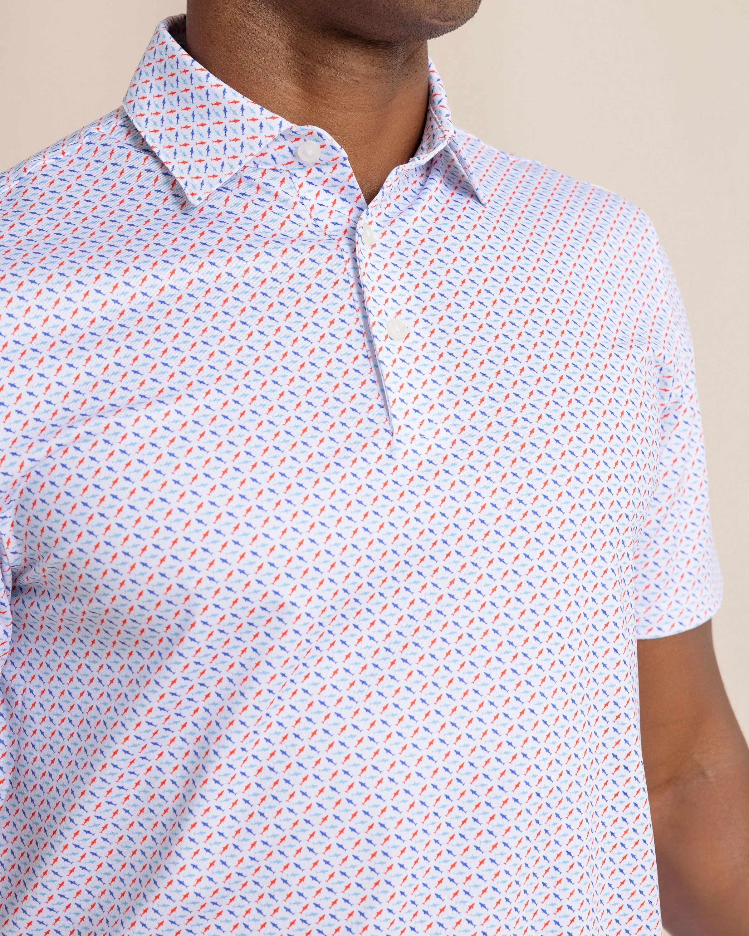 Driver Fin-tastic Catch Printed Polo