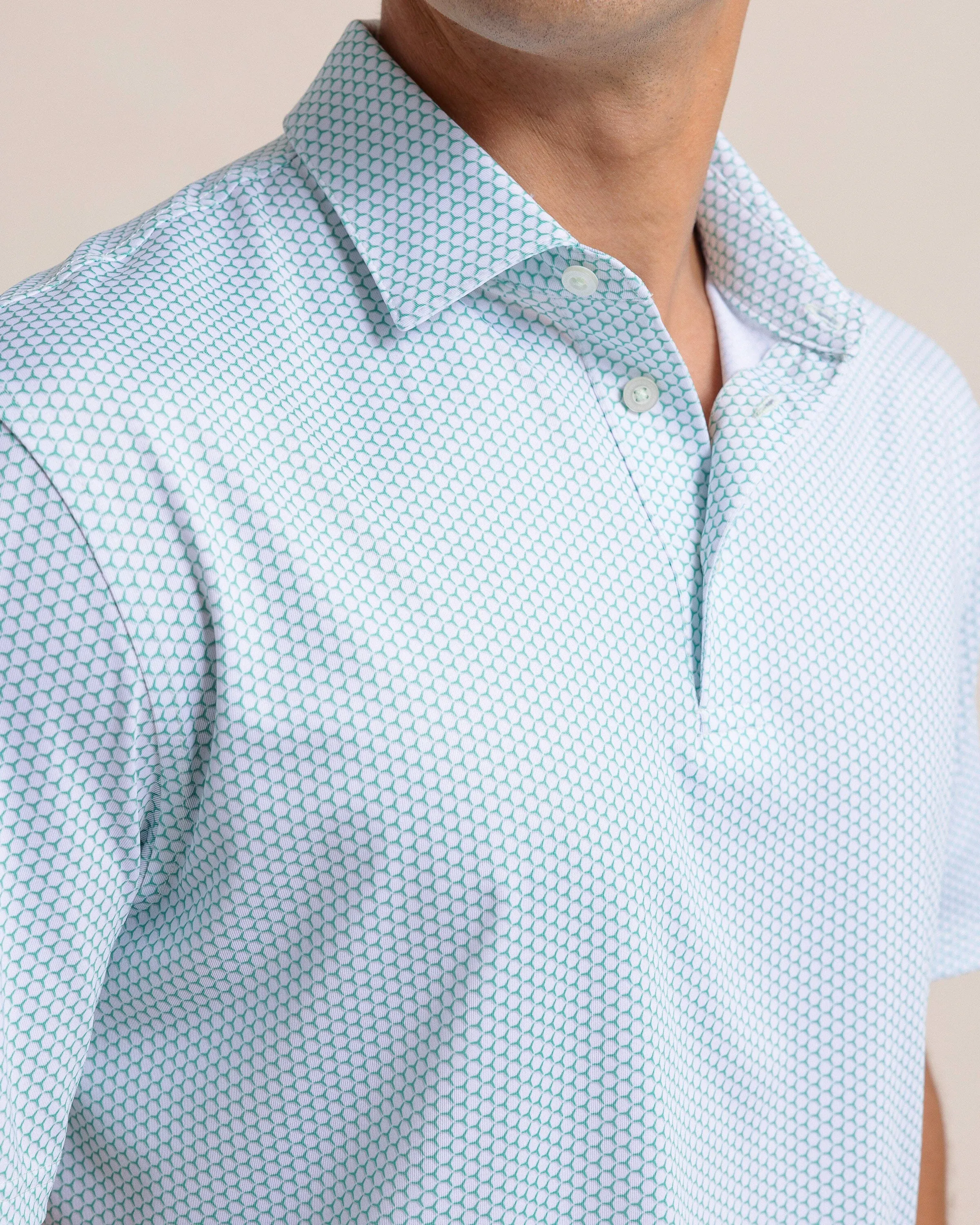 Driver On The Ball Printed Polo