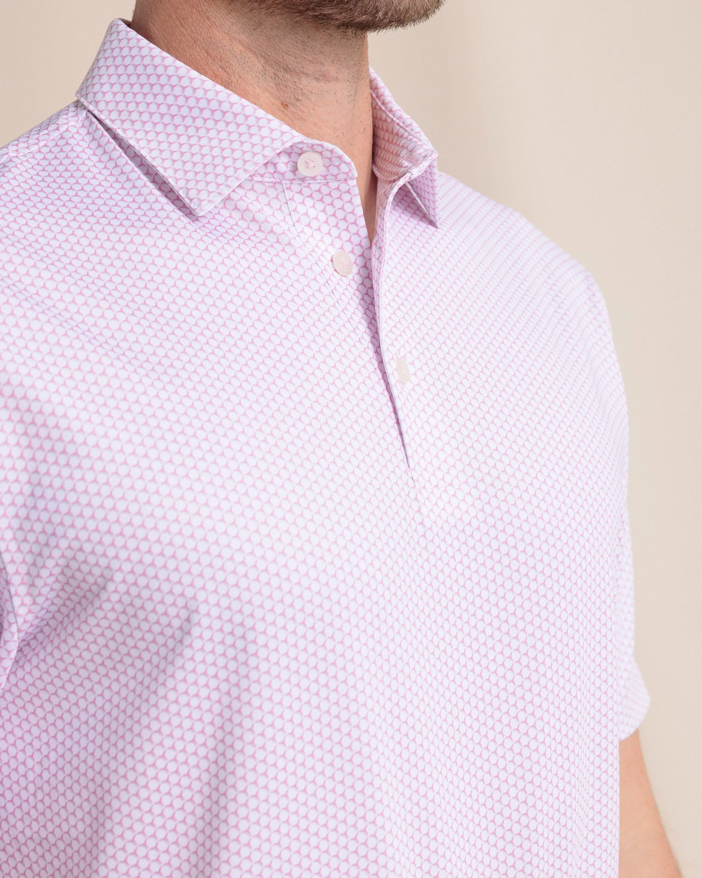 Driver On The Ball Printed Polo