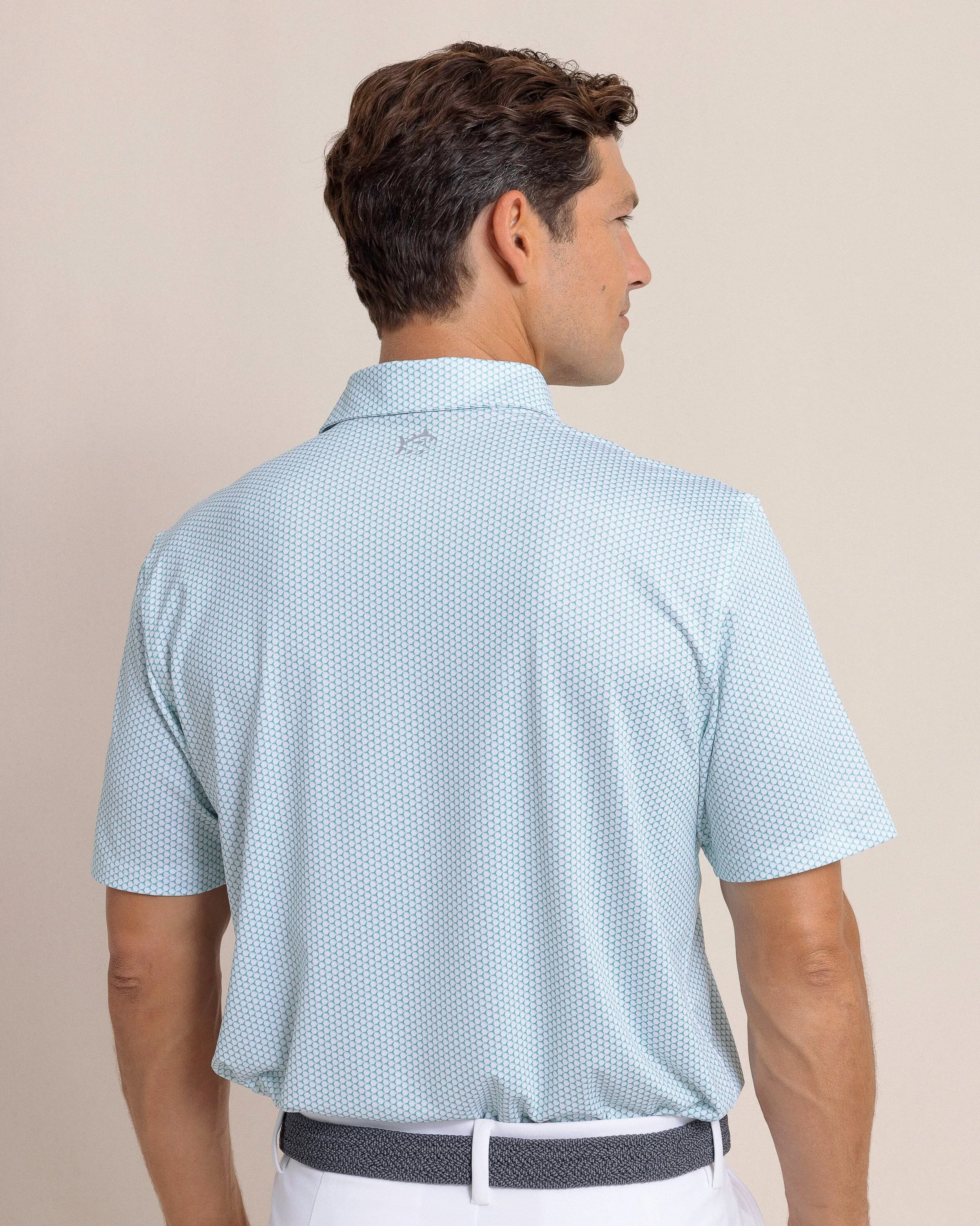 Driver On The Ball Printed Polo