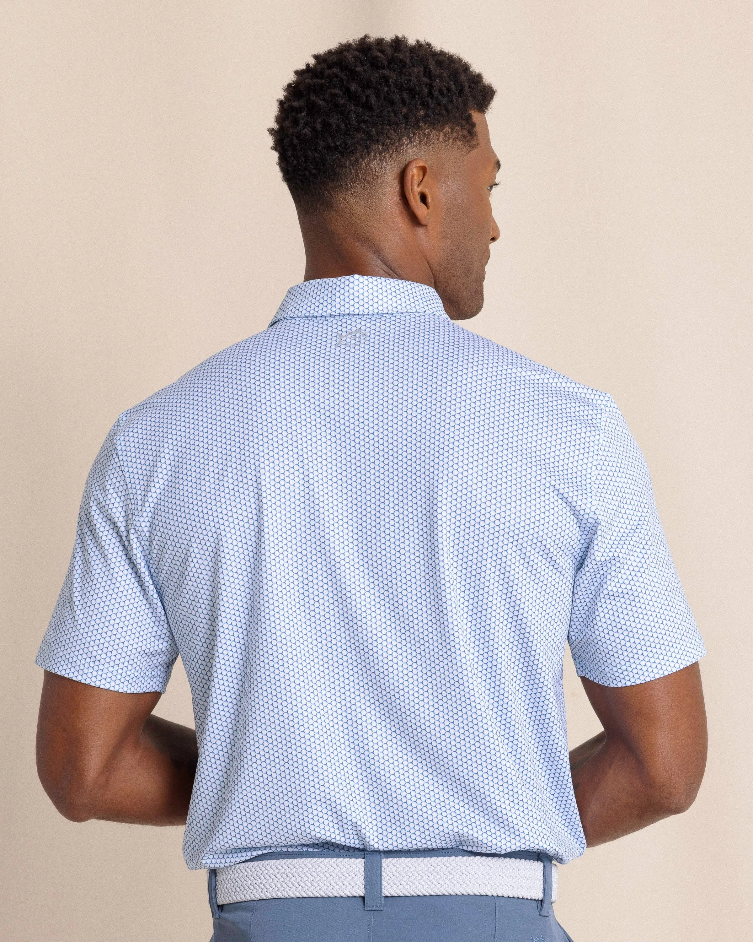 Driver On The Ball Printed Polo