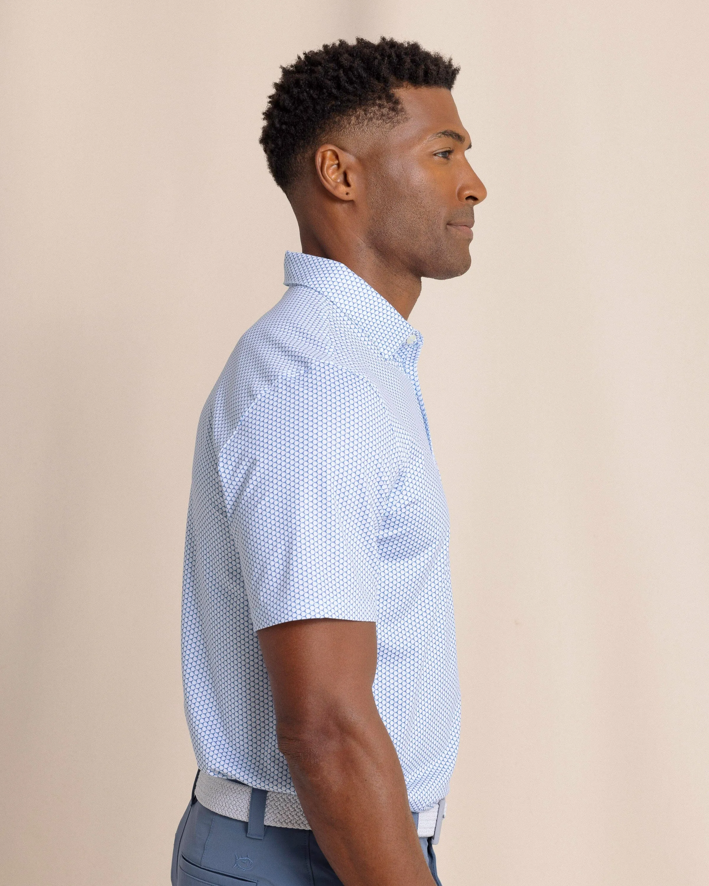 Driver On The Ball Printed Polo