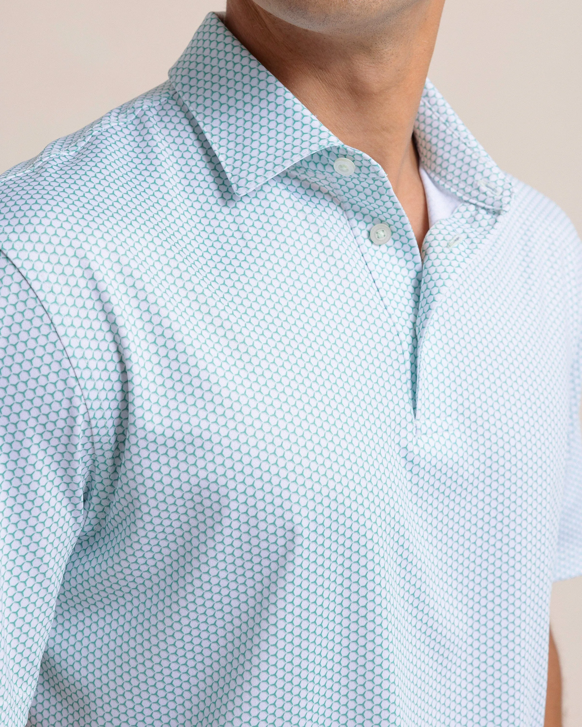 Driver On The Ball Printed Polo