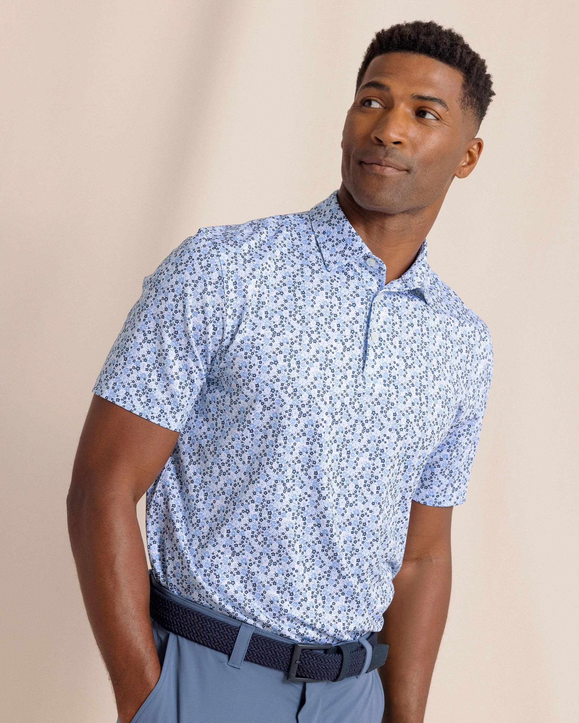 Driver Petal Party Printed Polo