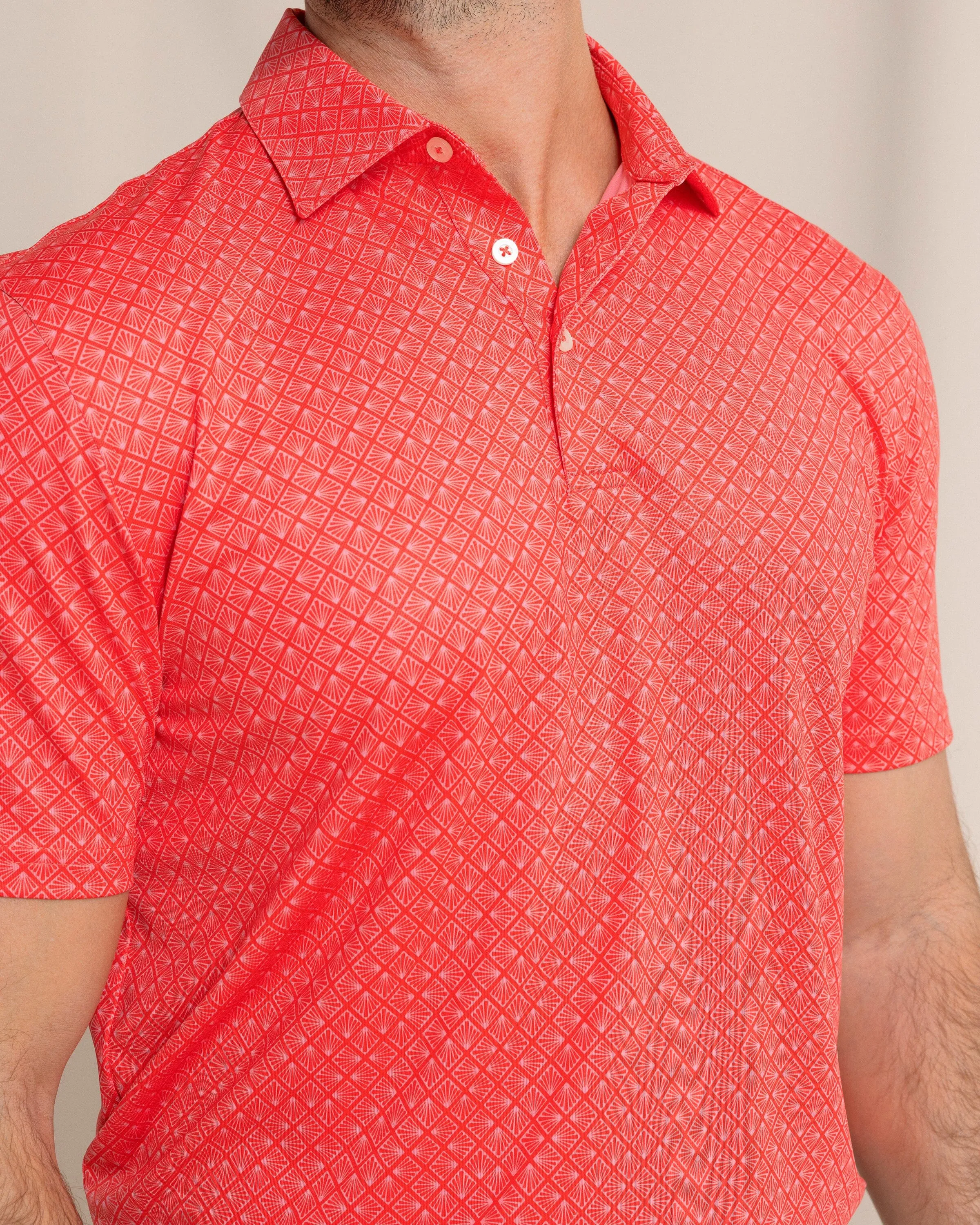 Driver Snazzy Scales Printed Polo