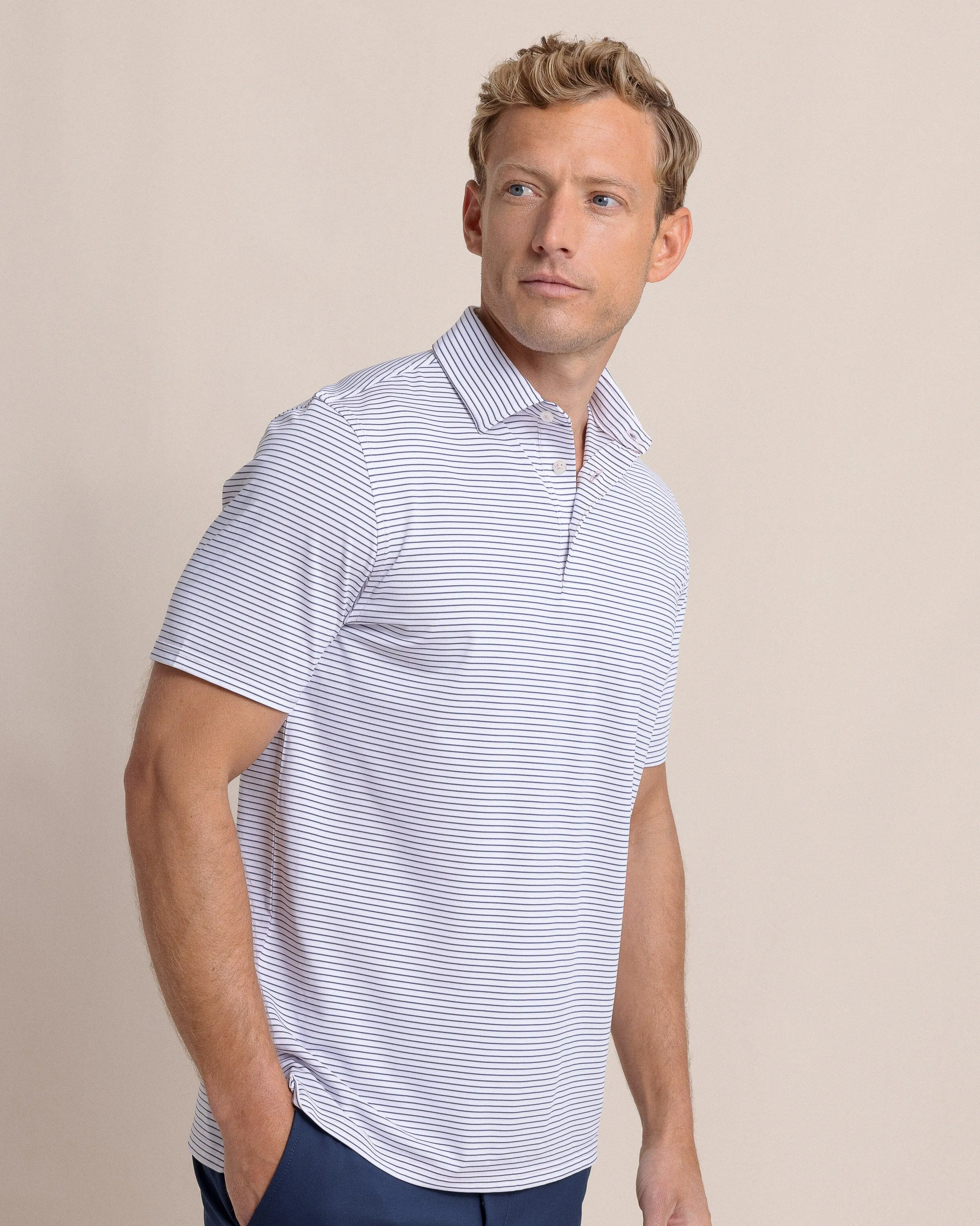 Driver Sunbury Stripe Polo