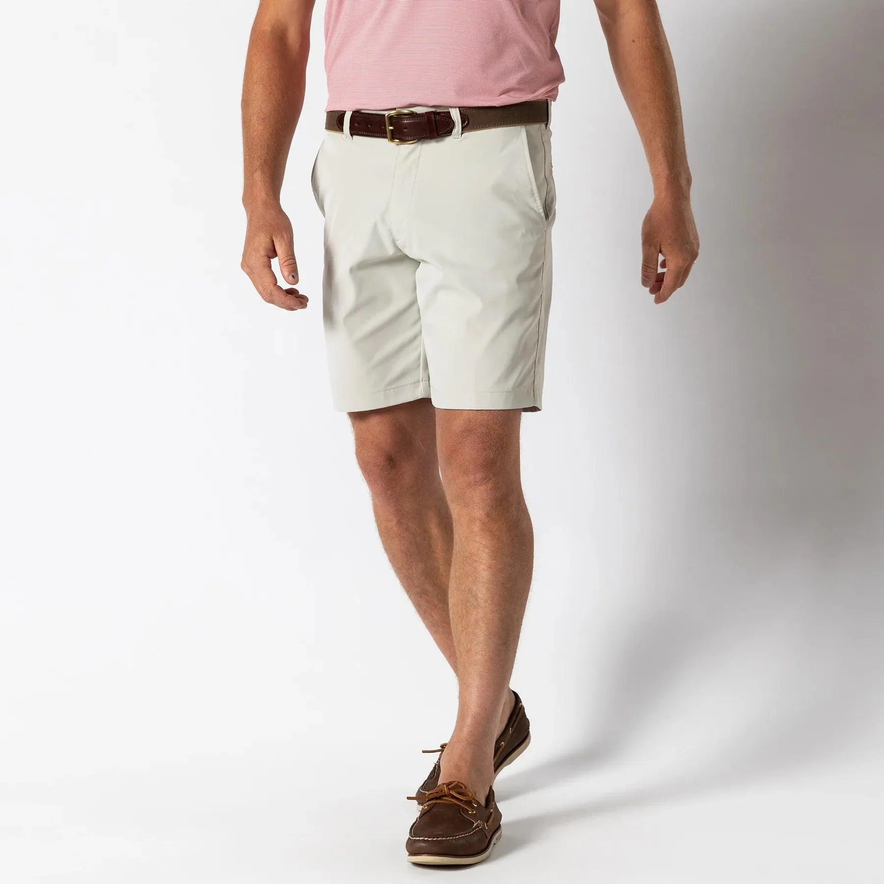 Duck Head 9" Long Drive Performance Shorts - Stone