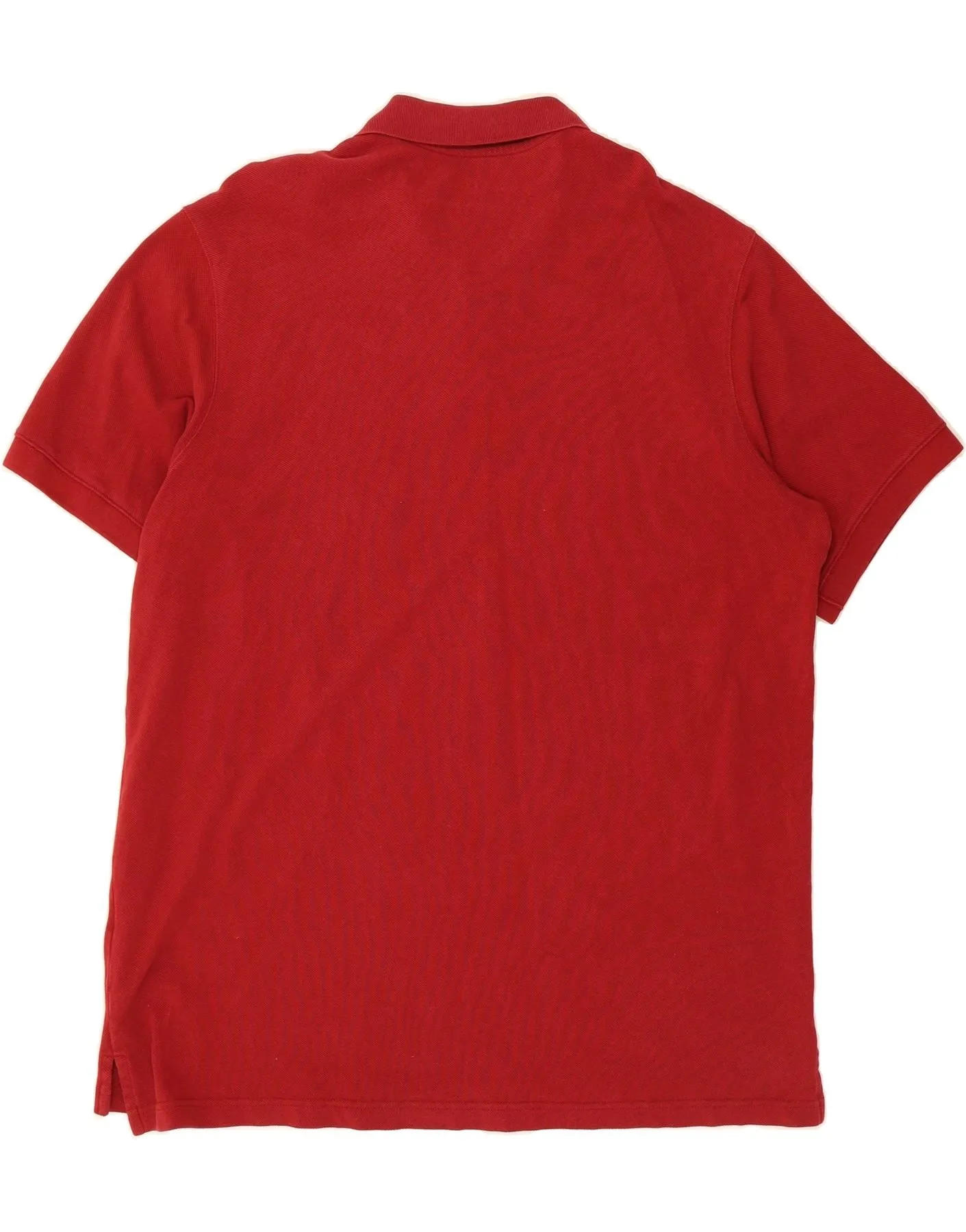 EDDIE BAUER Mens Tall Polo Shirt 2XL Red Cotton