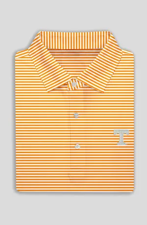 Edward Stripe Performance Polo - University of Tennessee