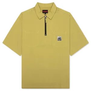 Electron Zip Polo - Olive