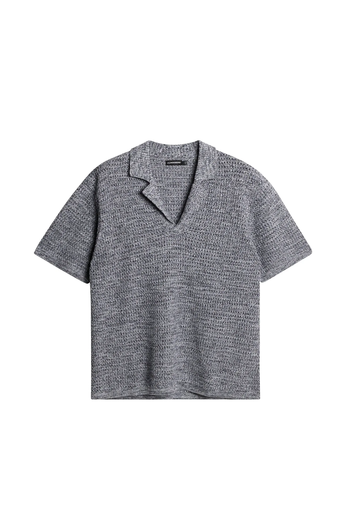 Ethan Open Collar Knit Polo