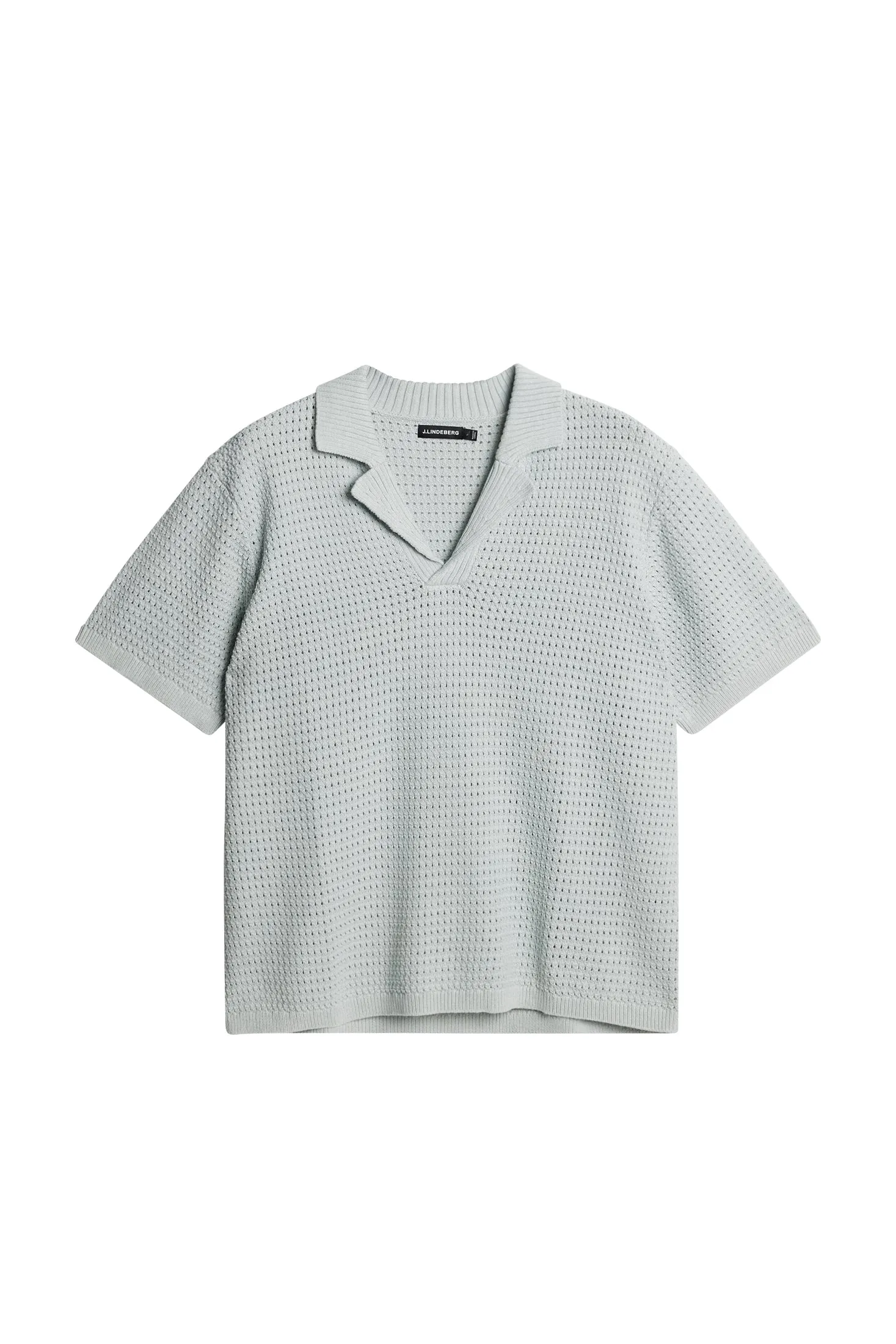 Ethan Open Collar Knit Polo