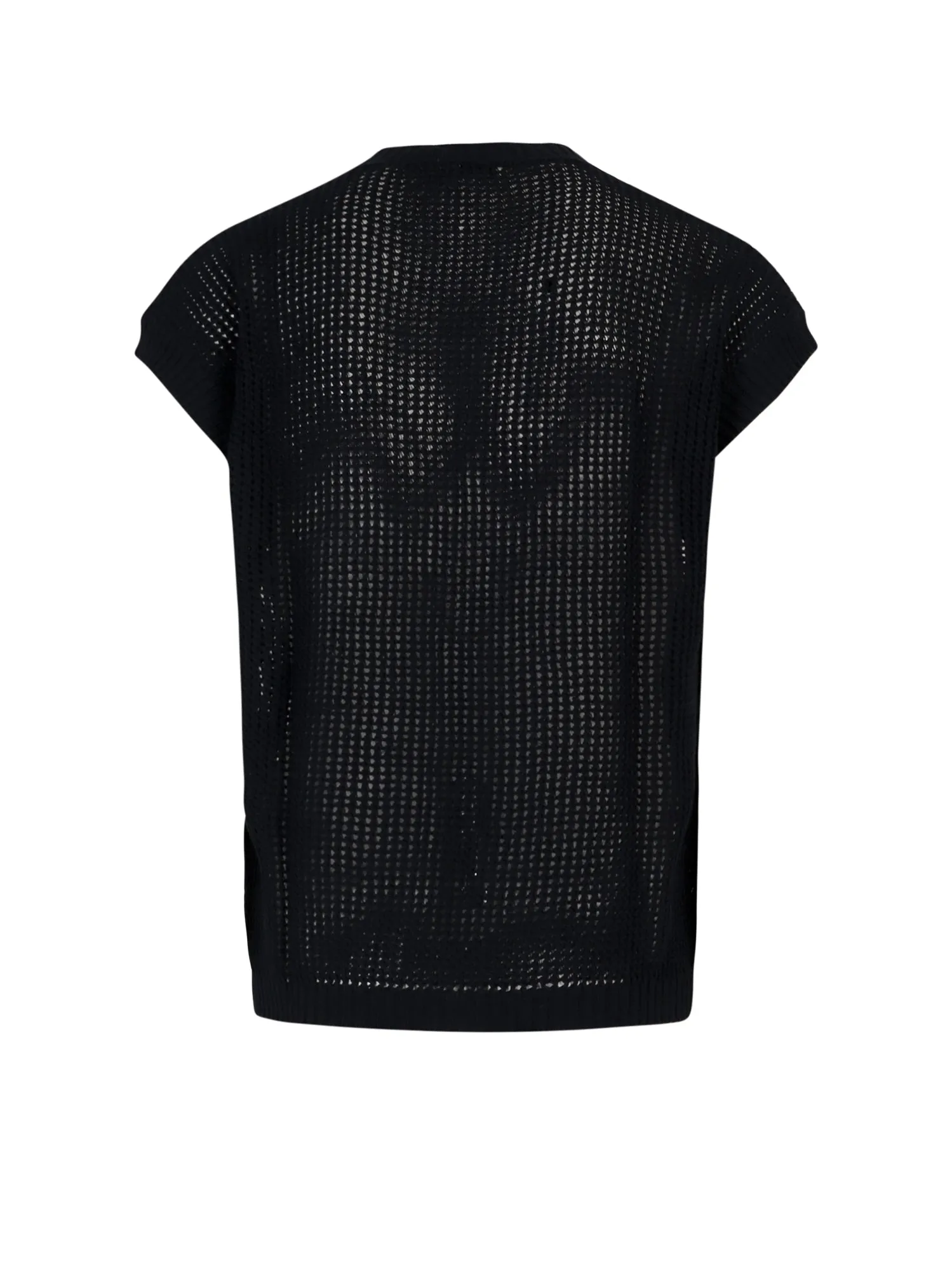Etro Open-Knit V-Neck Vest