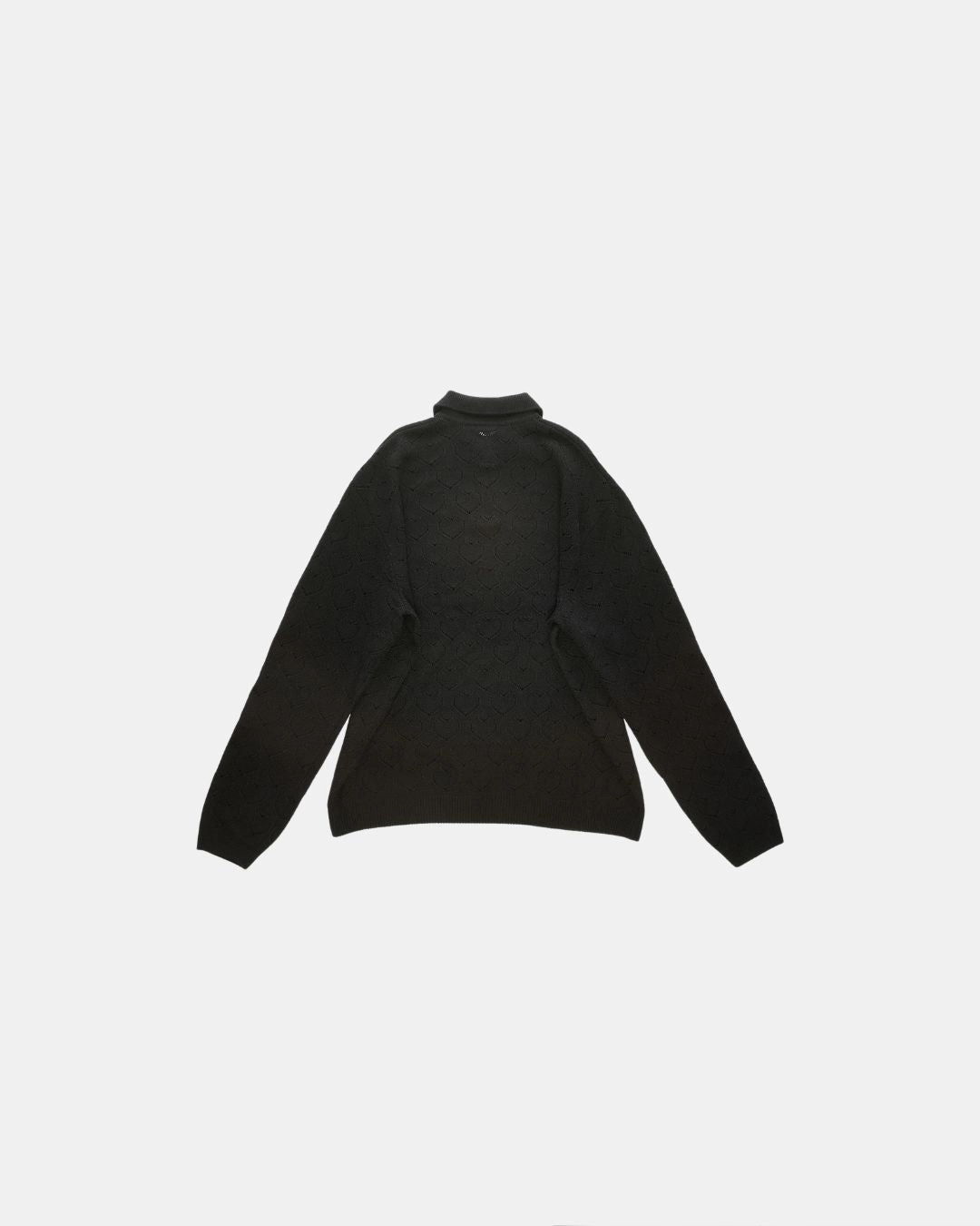 Eyelet Polo Black