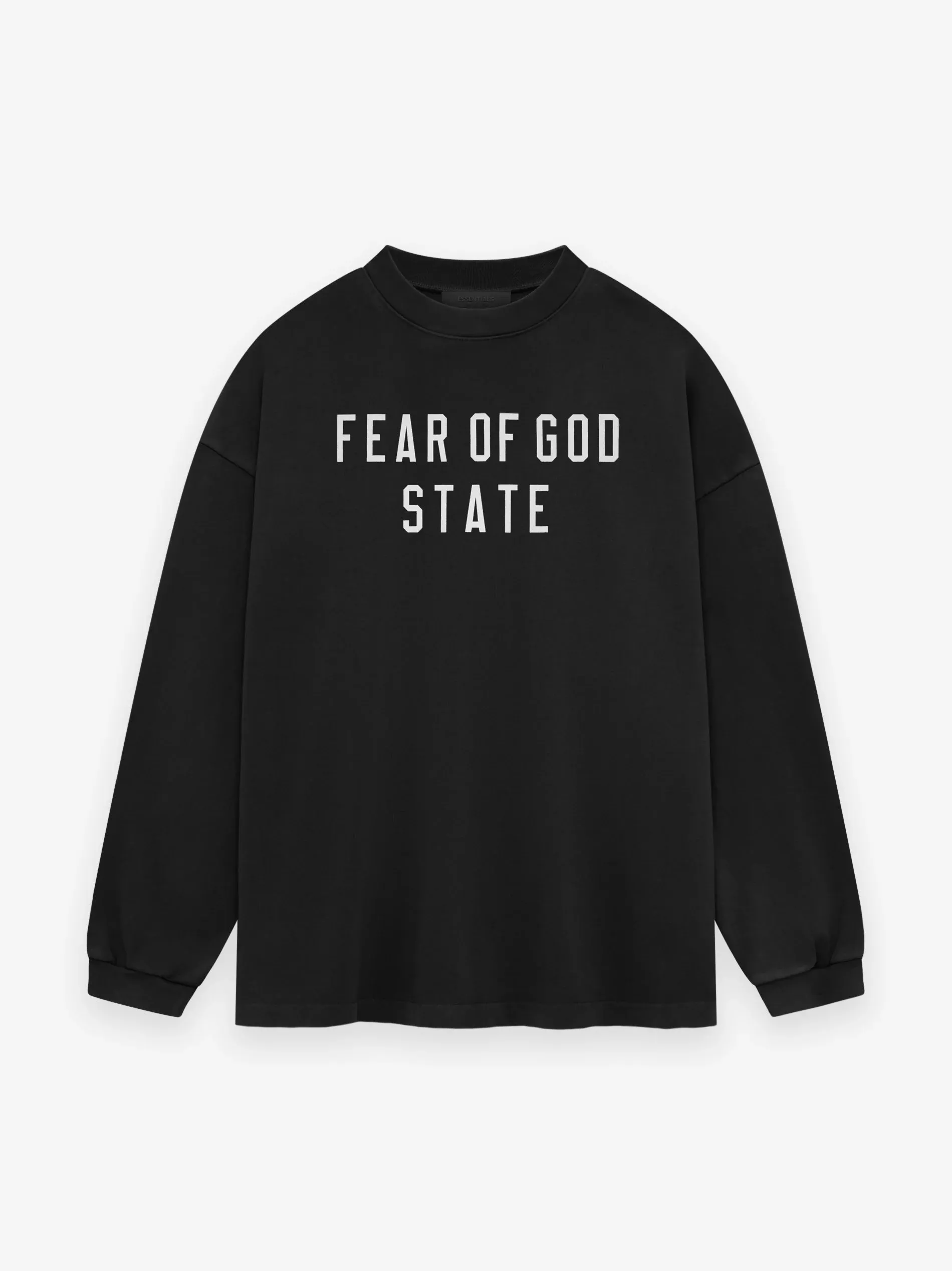 Fear of God Essentials Heavy Longsleeve Tee in Black